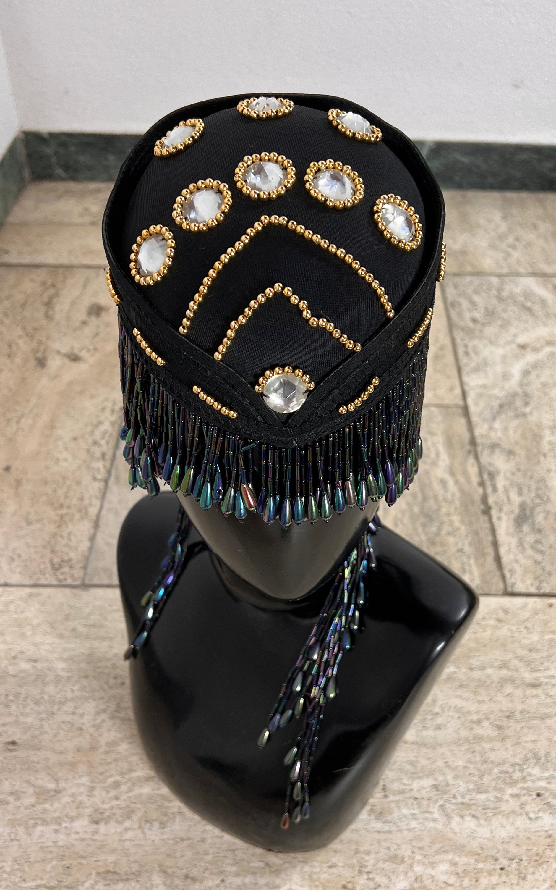 Vintage 90s Head Pillbox Head Piece