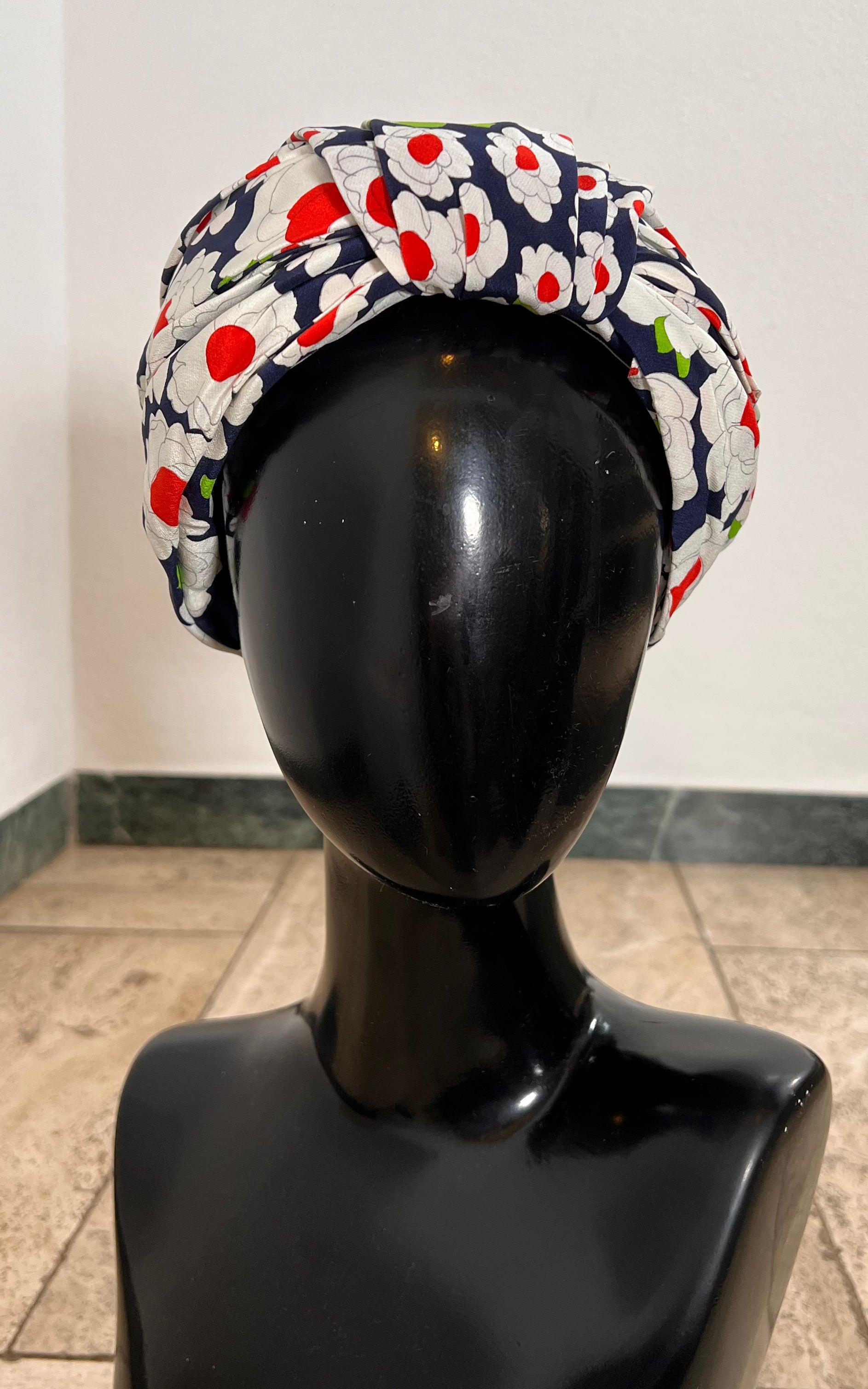 Vintage 70s Turban Hat