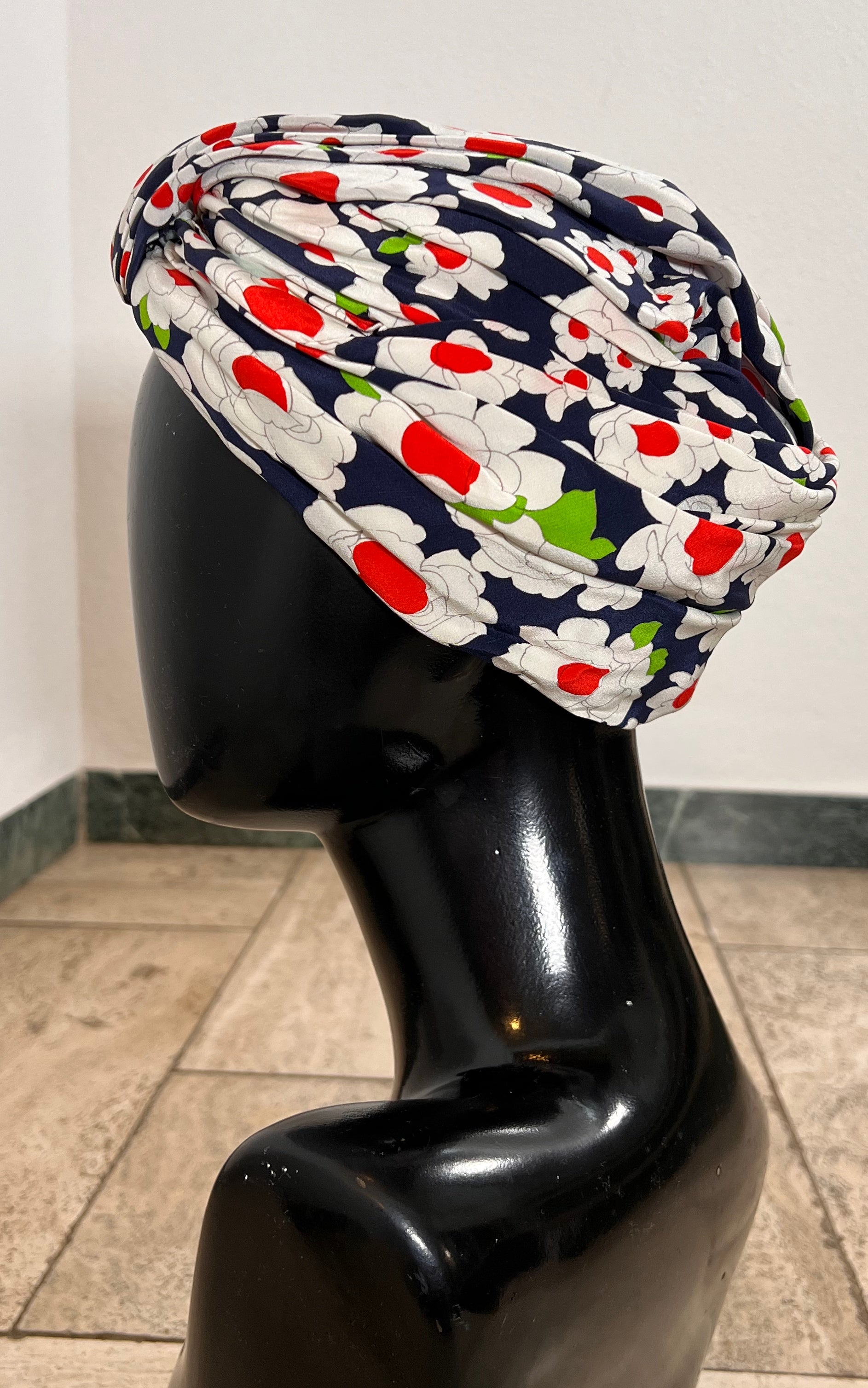 Vintage 70s Turban Hat