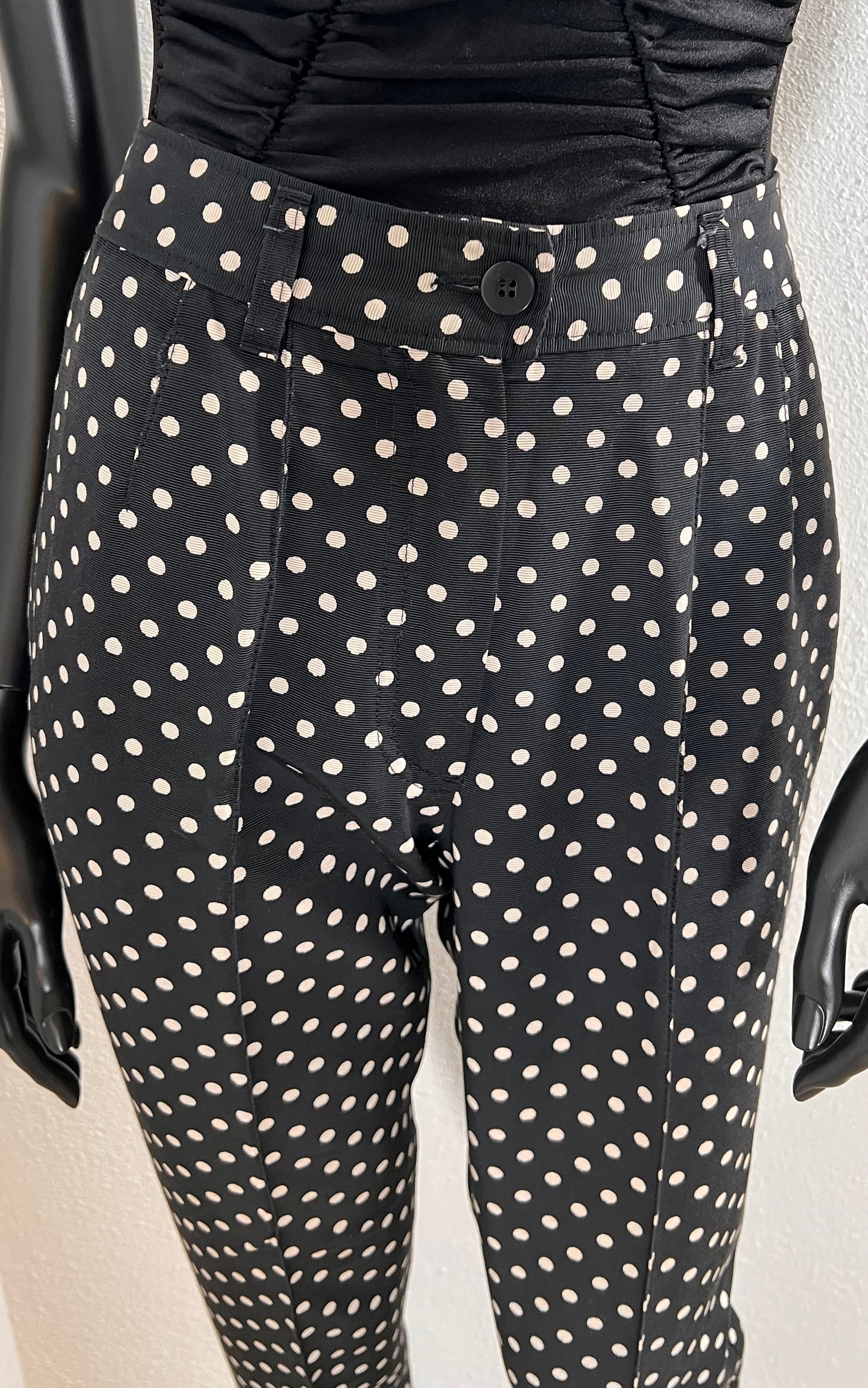 Pantaloni vintage a pois anni '90