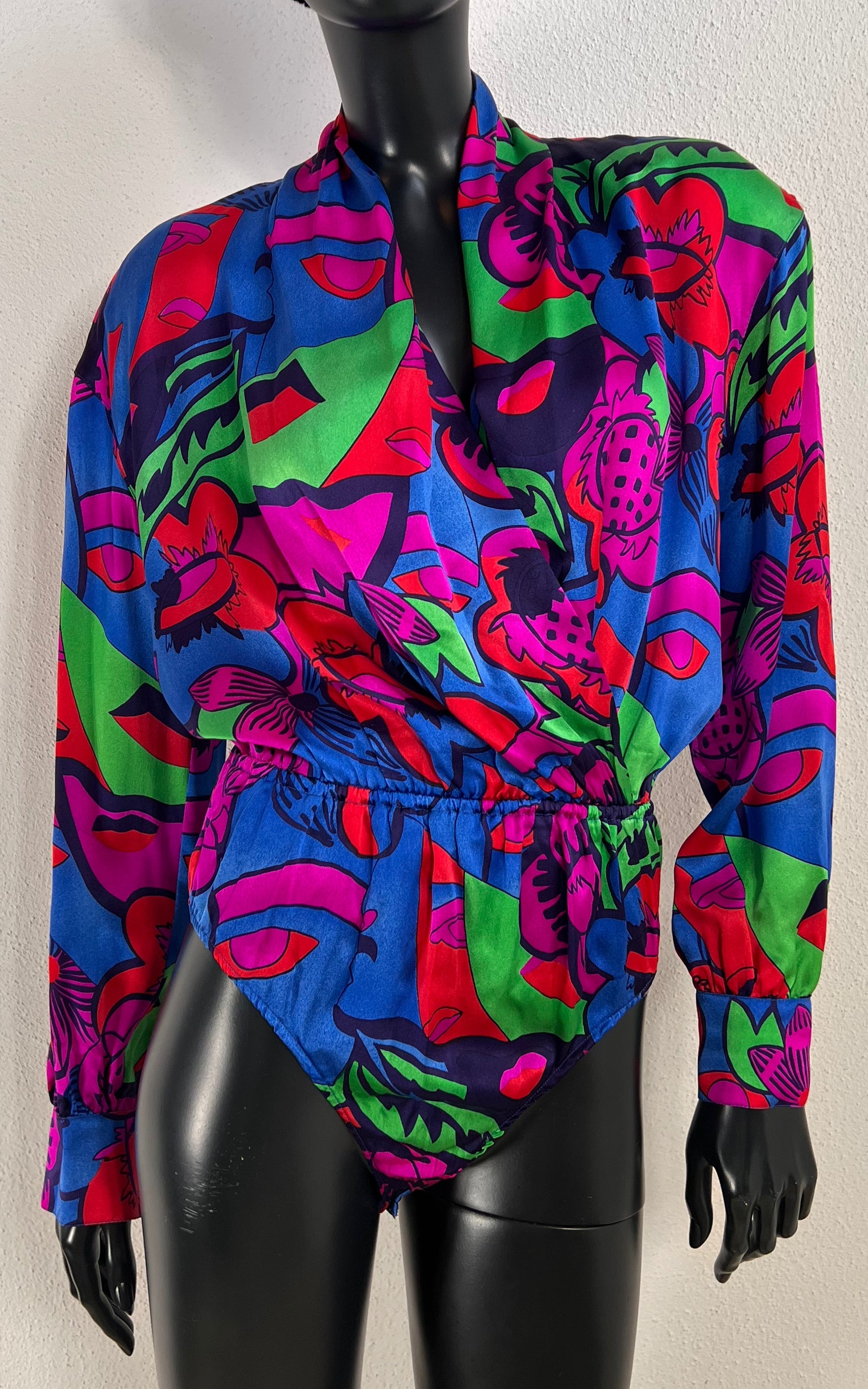 Vintage Escada Silk Body Suit