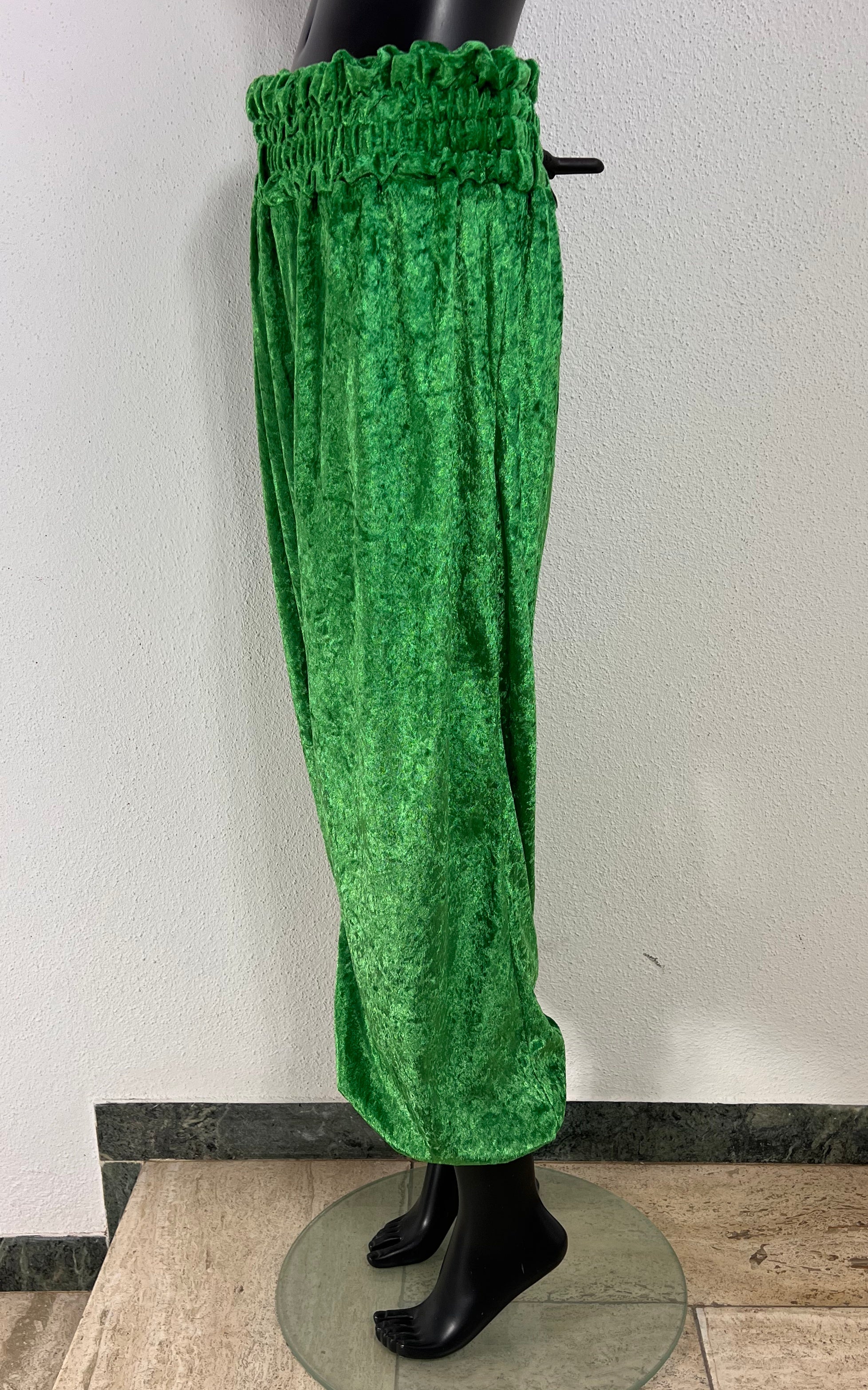 Vintage Velvet Ballon Pants