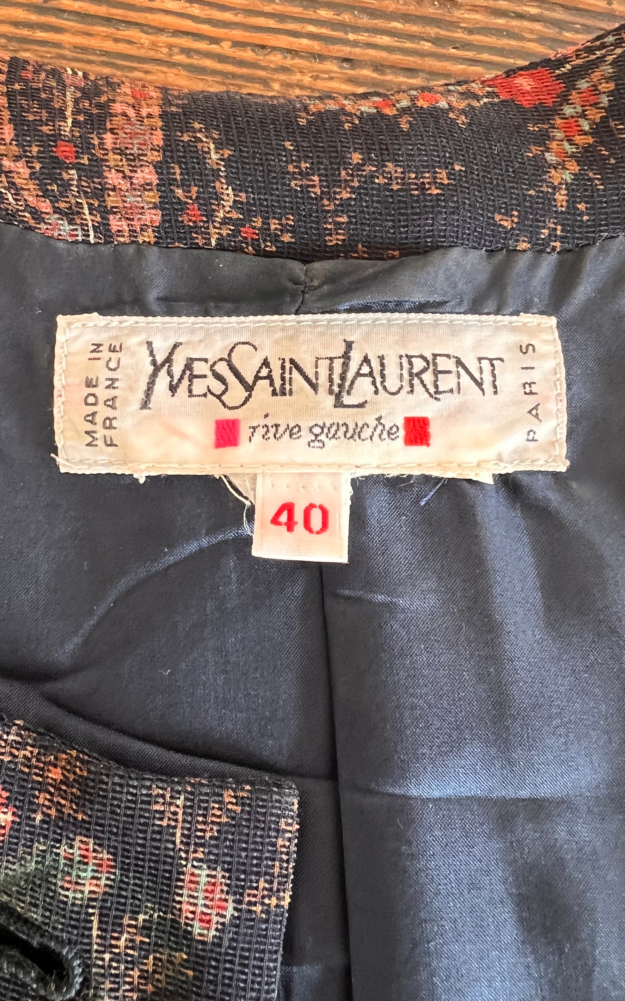Vintage Yves Saint Laurent Costume