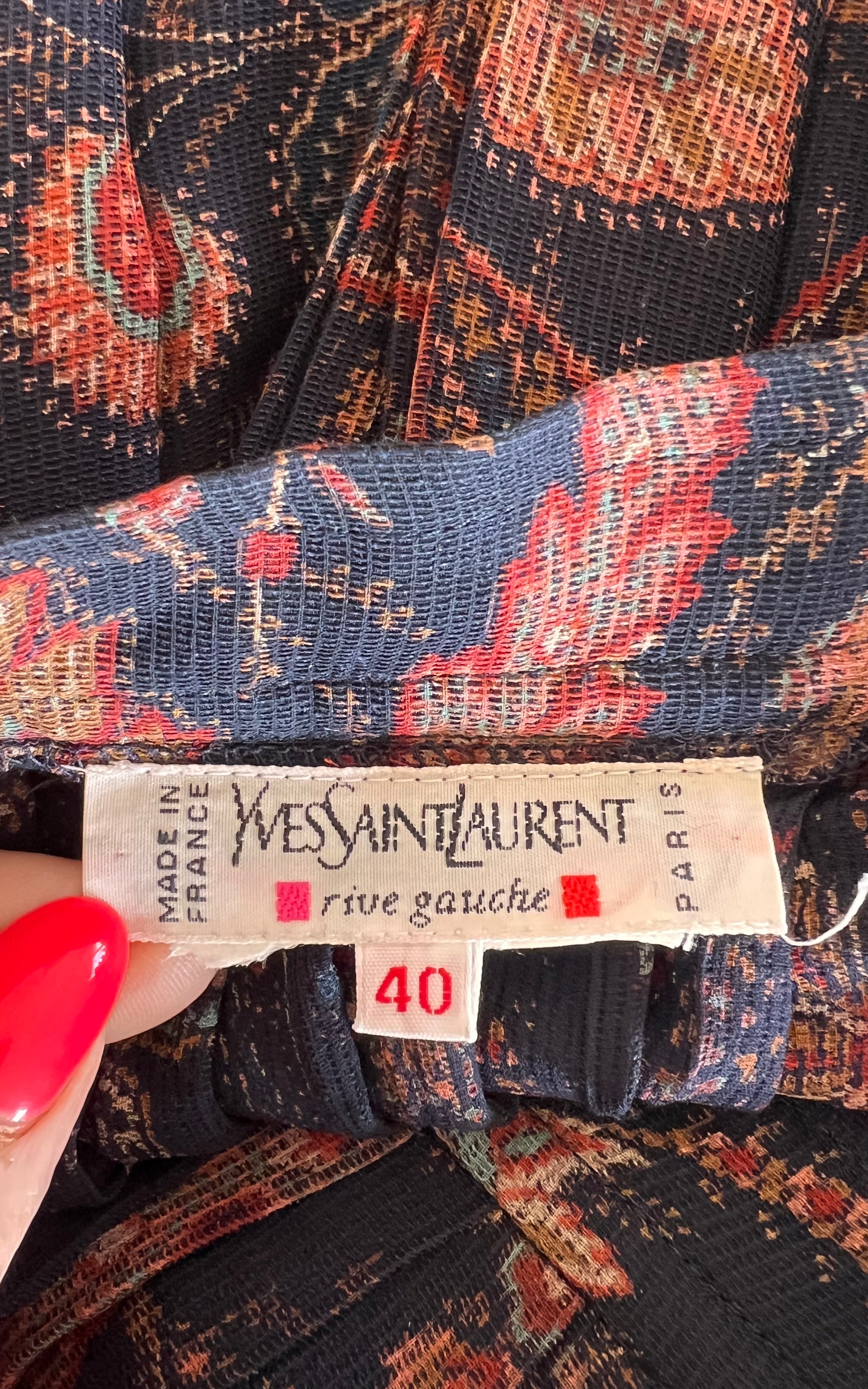 Vintage Yves Saint Laurent Costume