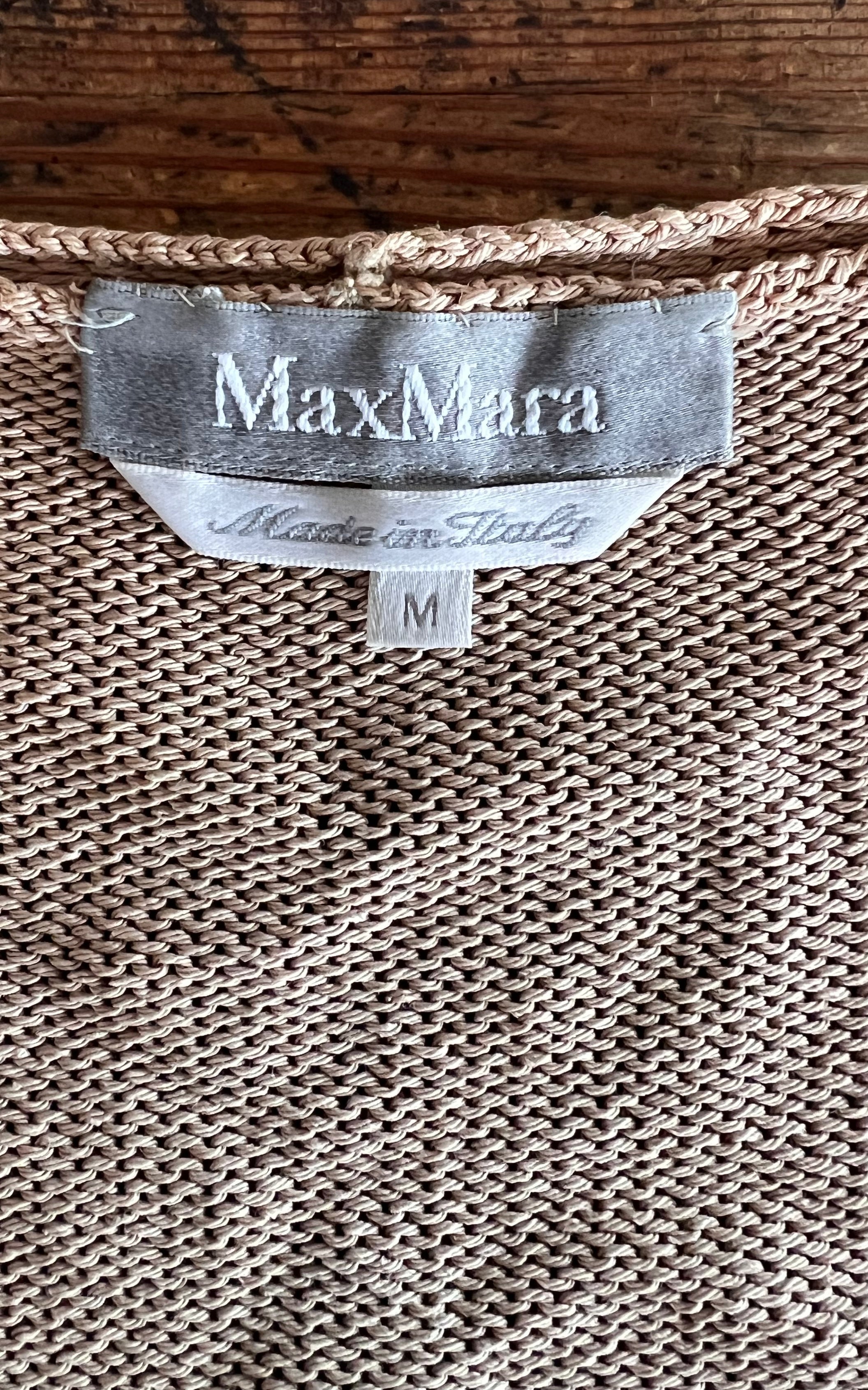 Max Mara Silk Knit Cardigan