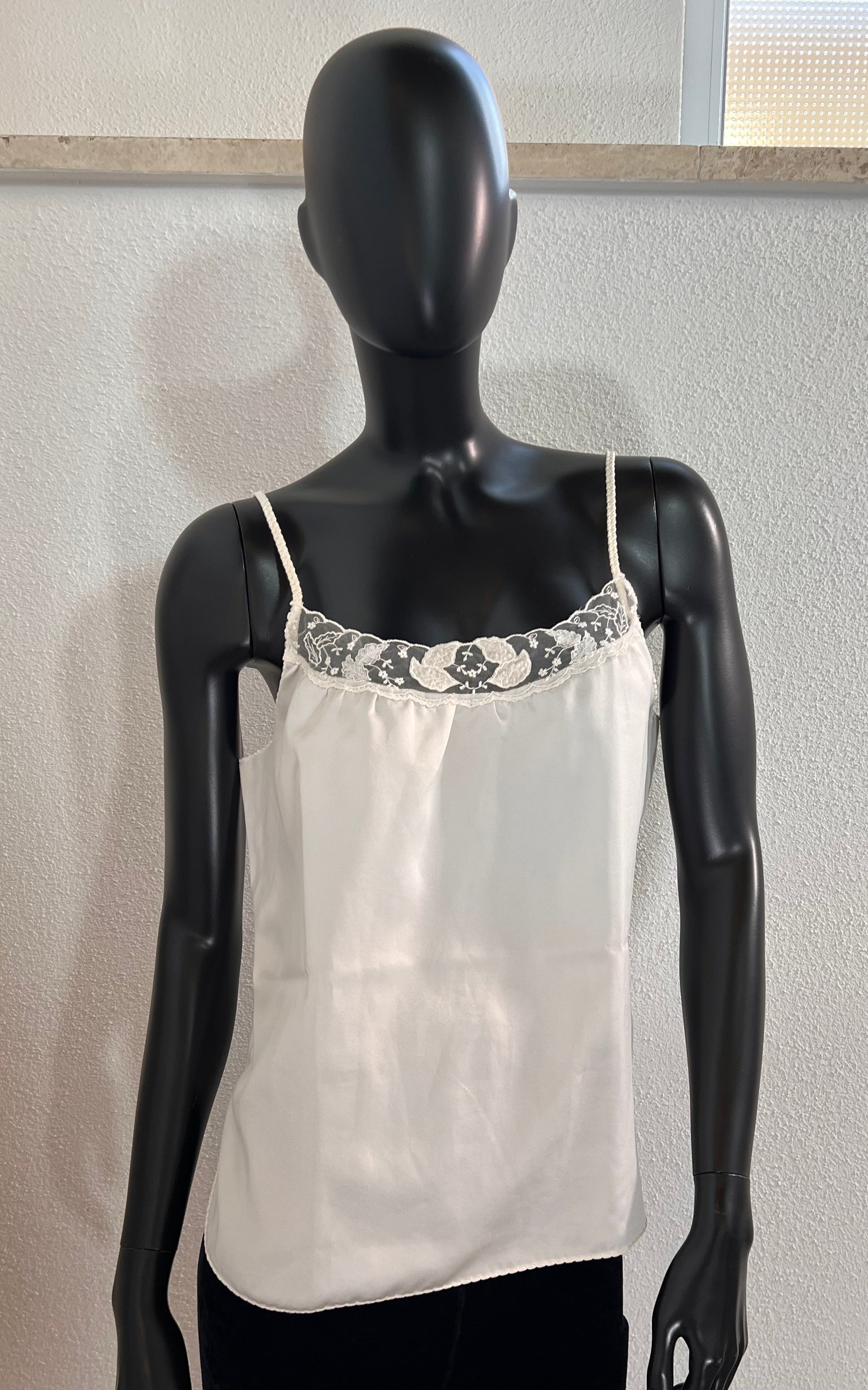 Top in raso vintage anni '80