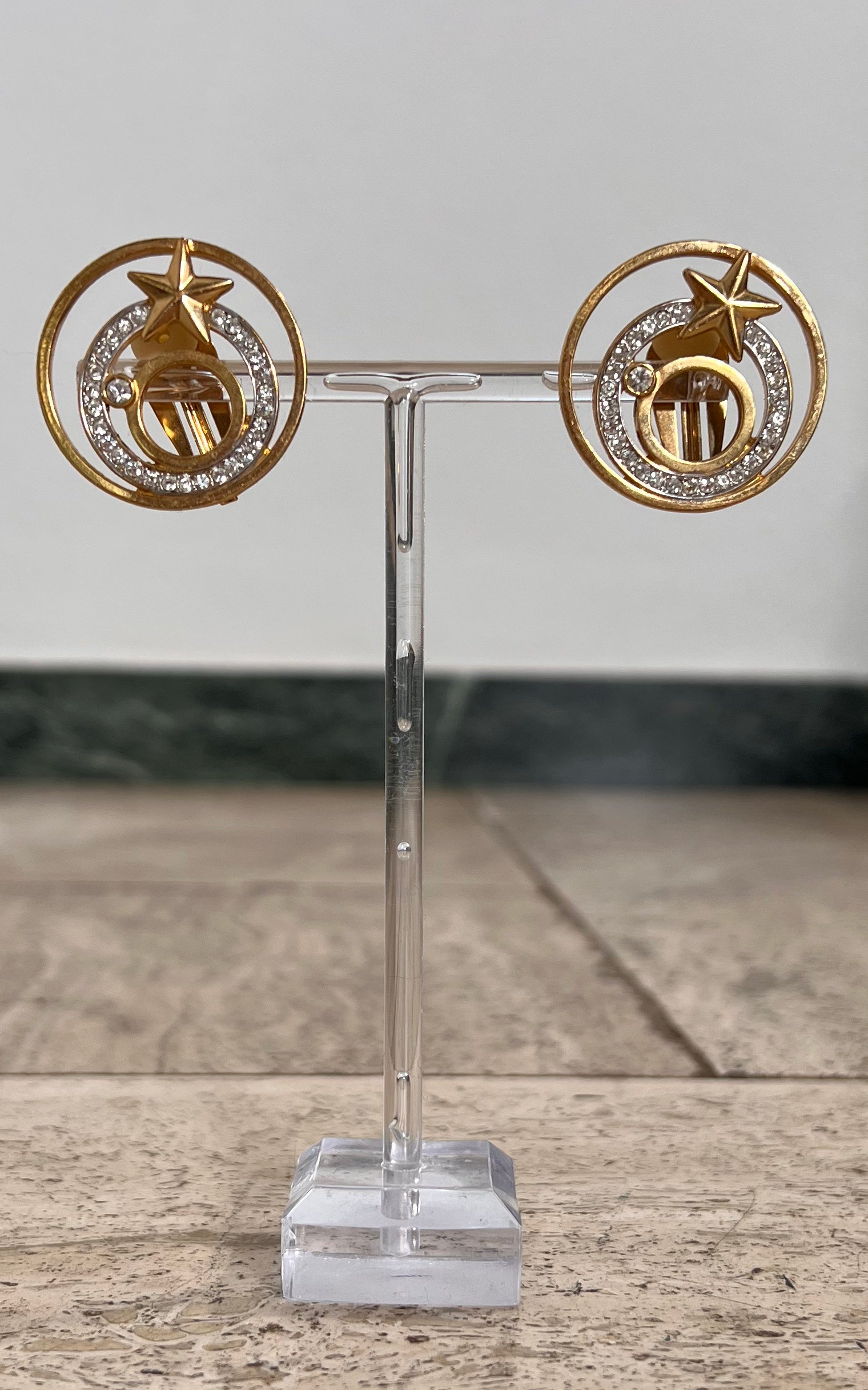 Vintage 90s Star Clip Ons