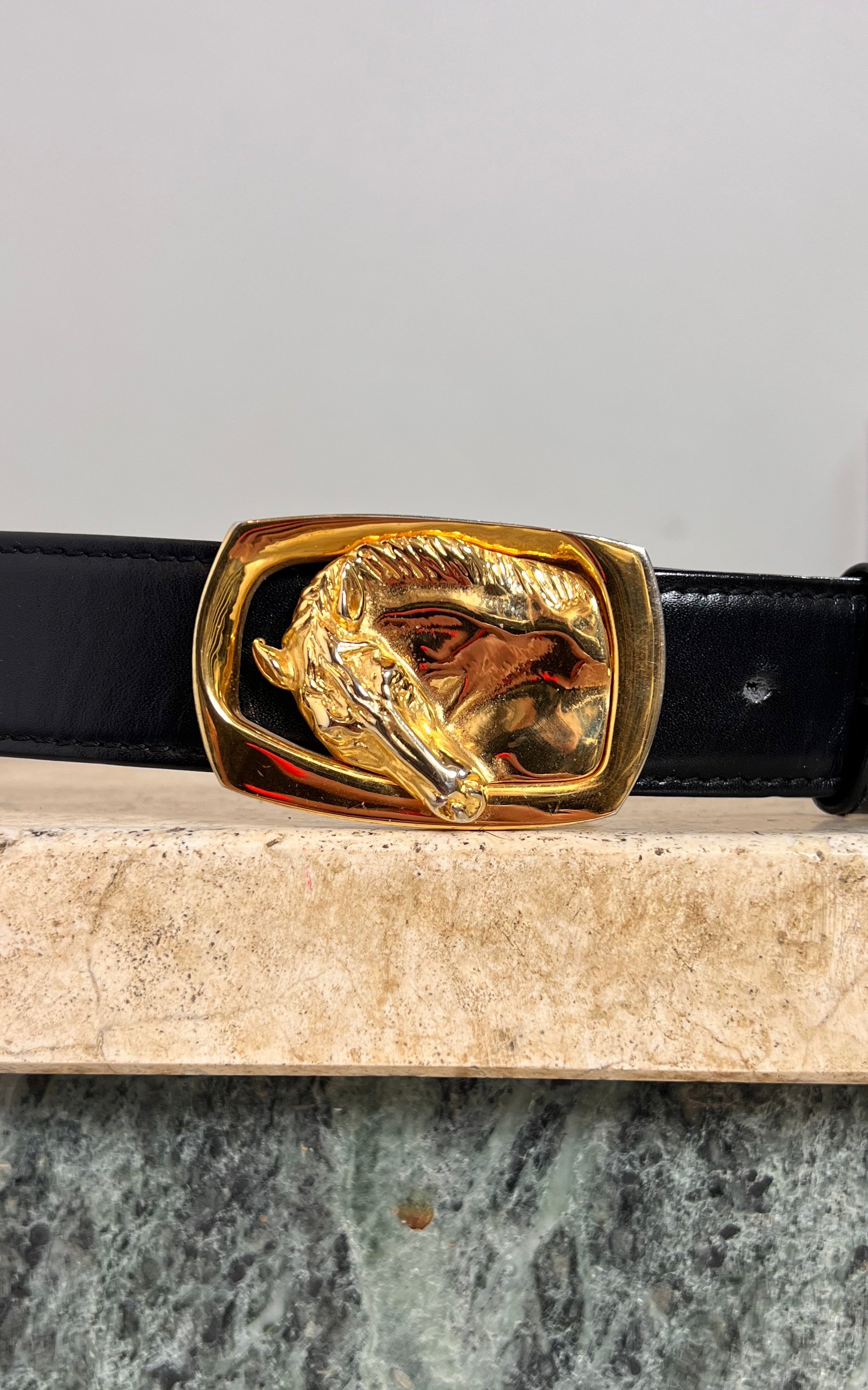 Vintage Escada Horse Belt