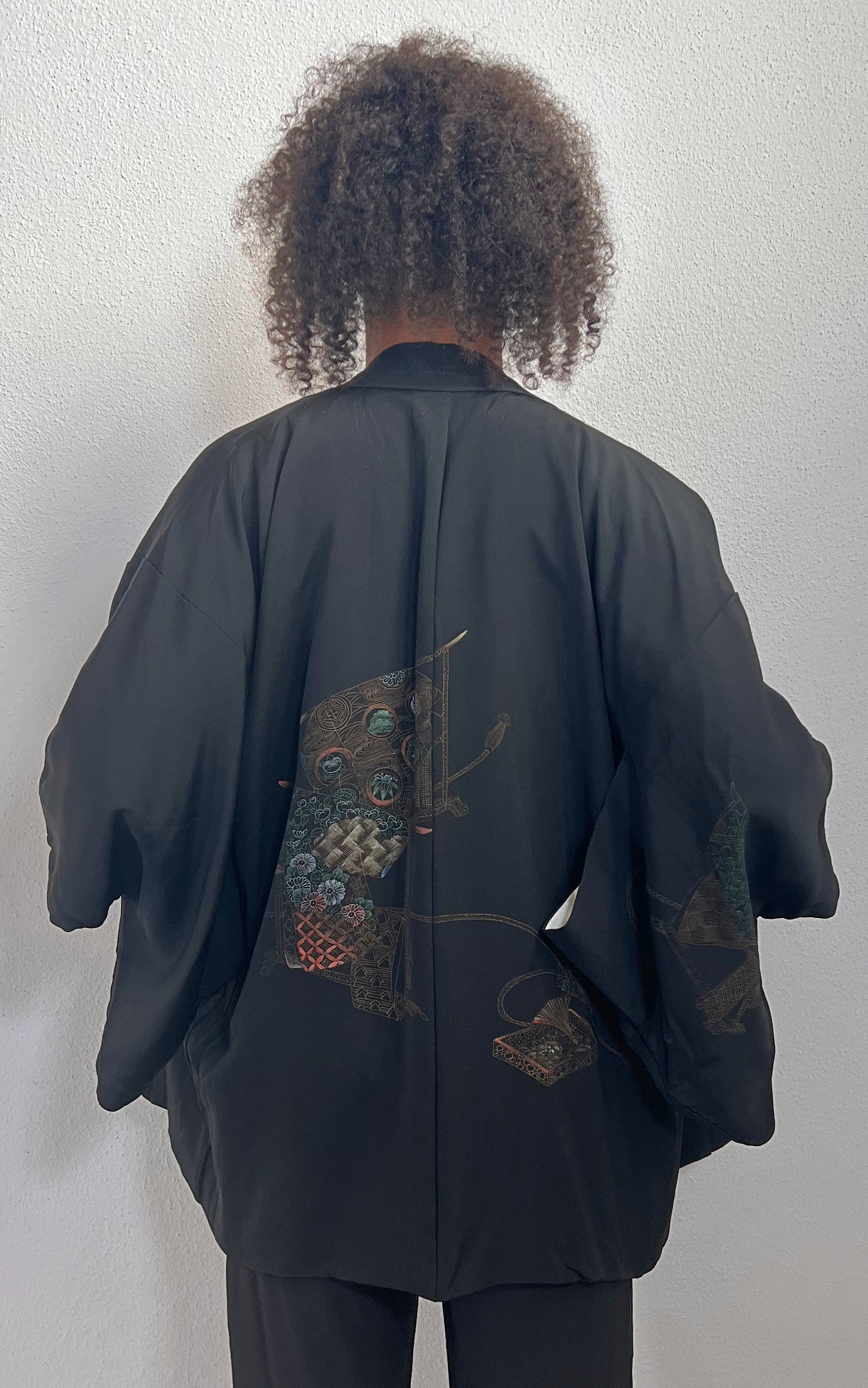 Vintage MENS Haori Silk Kimono