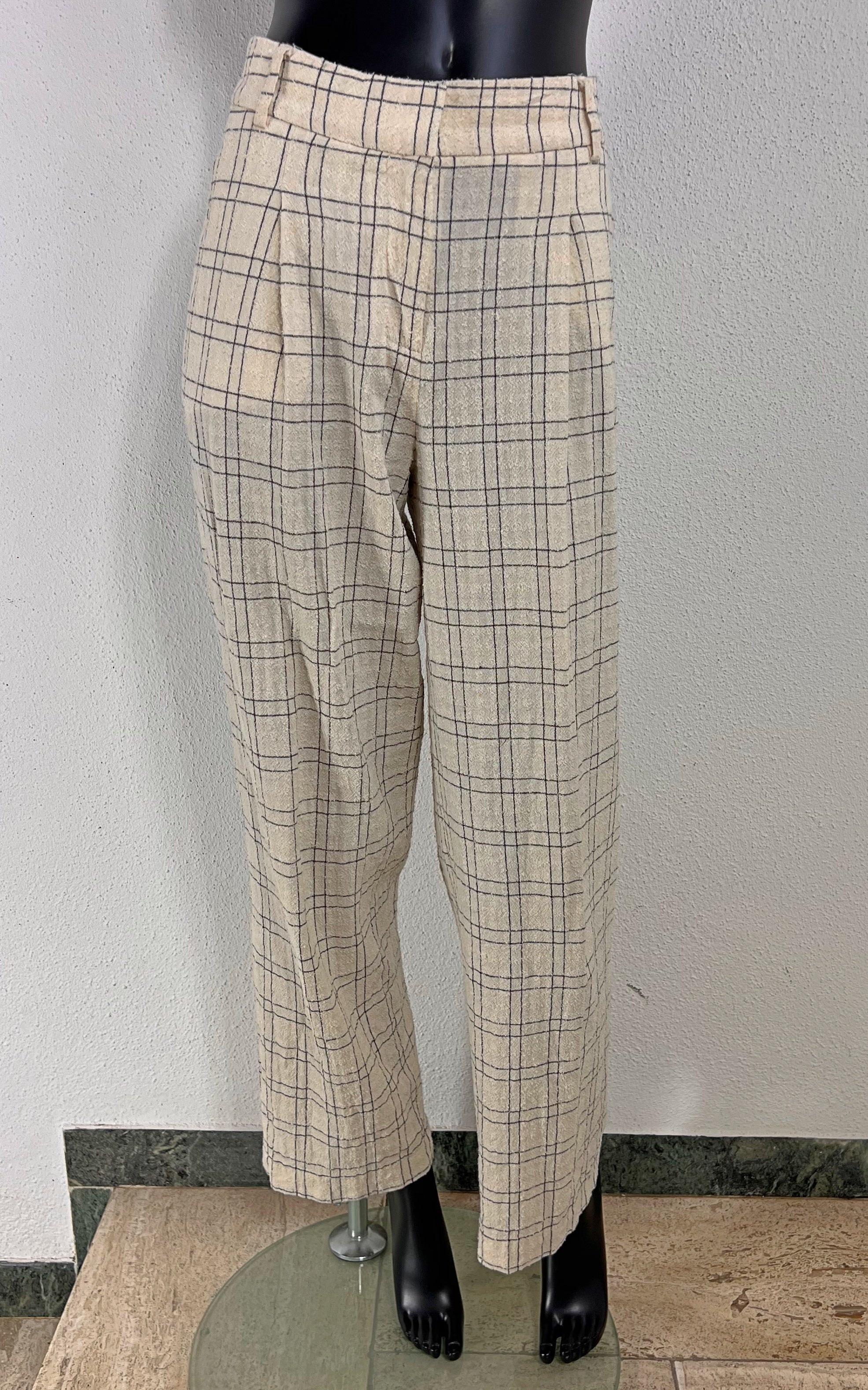 Sézane Checked Trousers