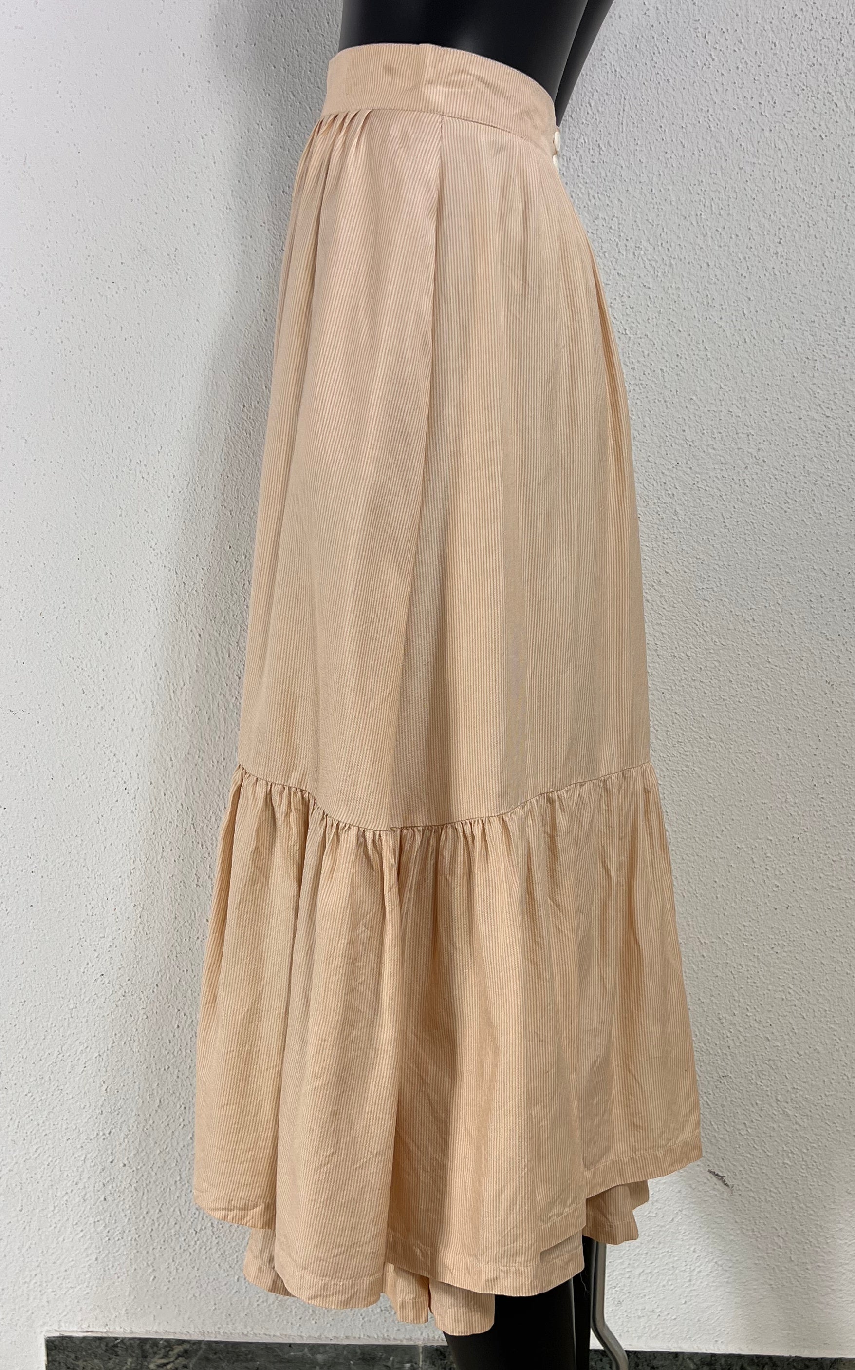 Vintage Renzo Silk Volant Skirt