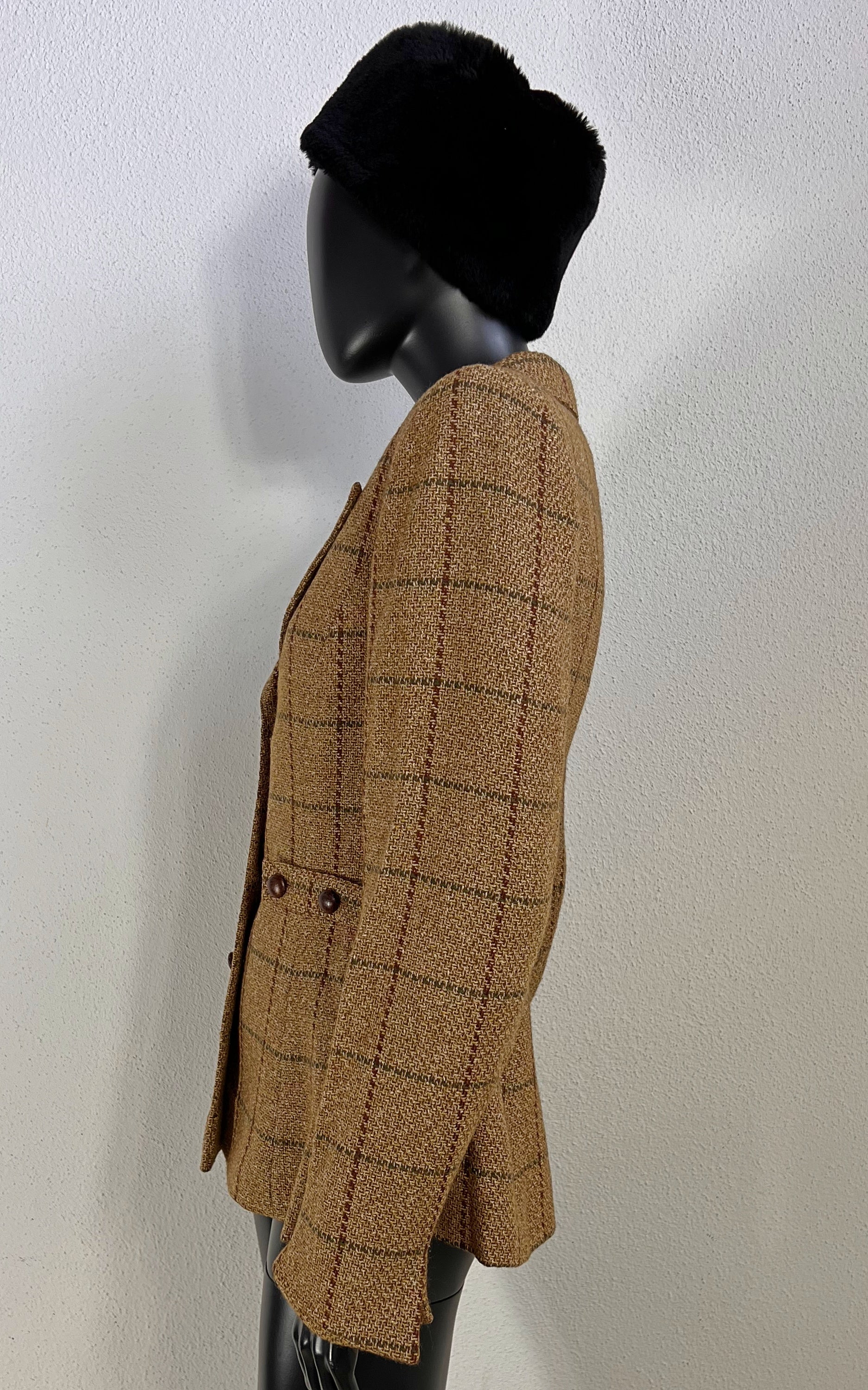 Vintage Valentino Miss V Glencheck Blazer