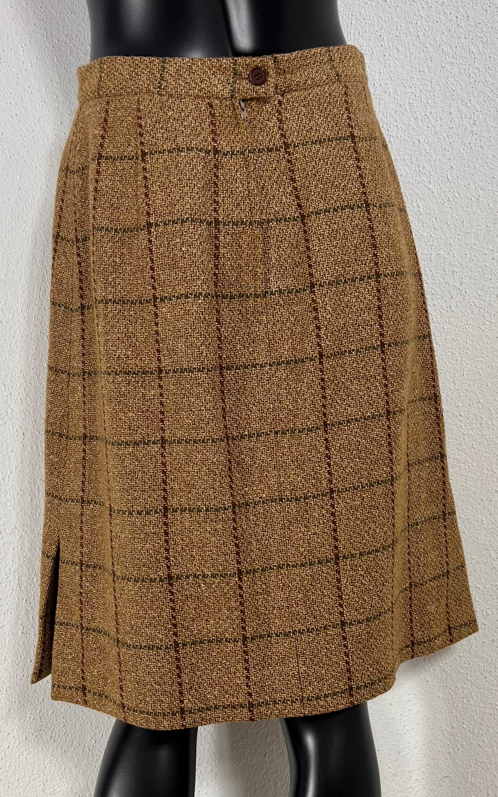 Vintage Valentino Miss V Glencheck Skirt