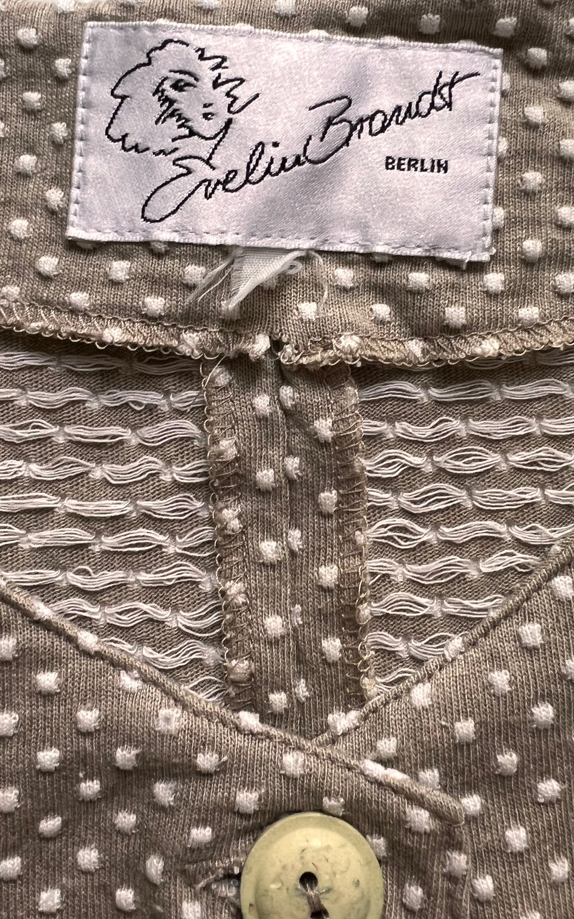 Vintage Polka Dot Evelin Brandt Catsuit