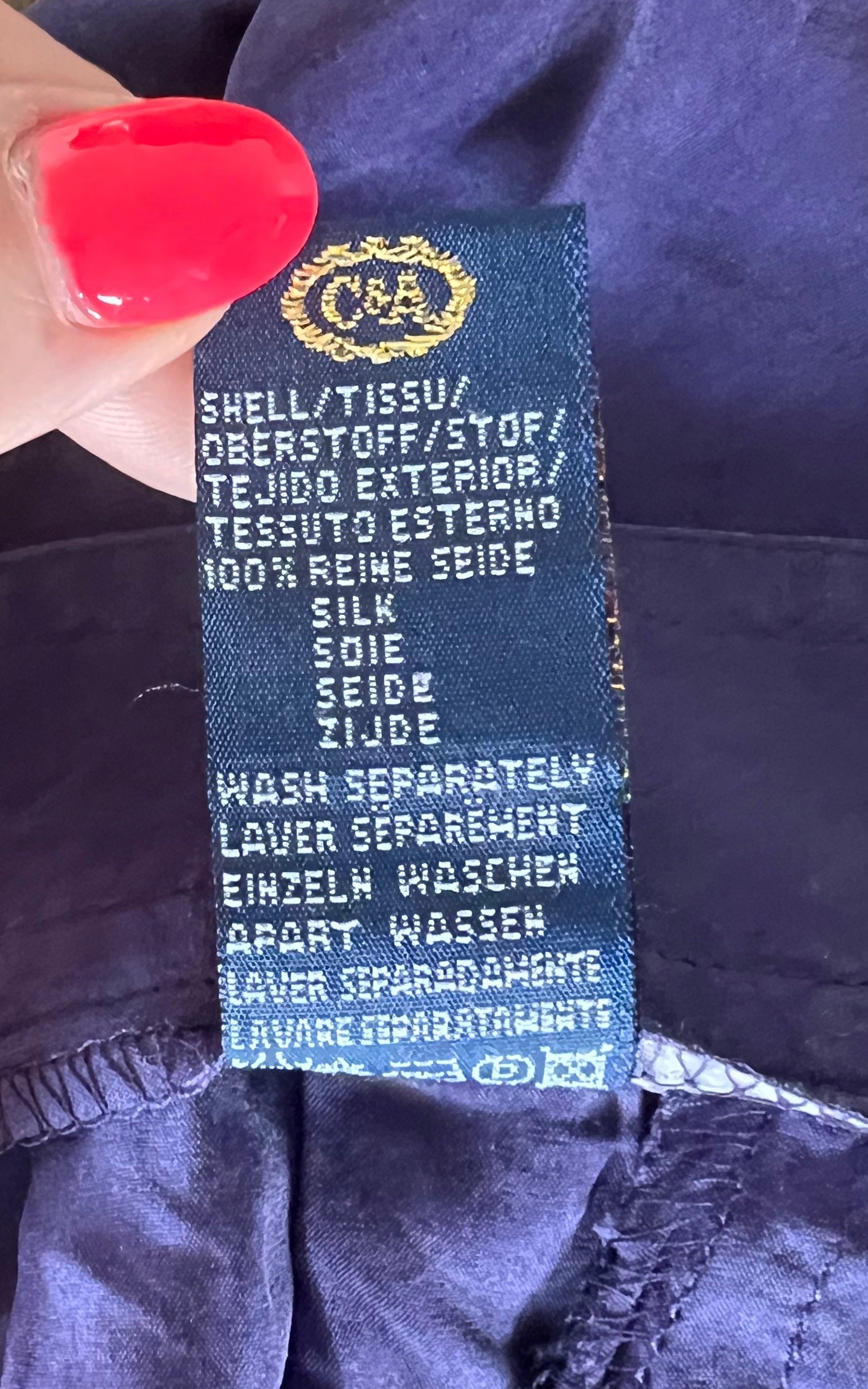 Vintage Silk Trouser