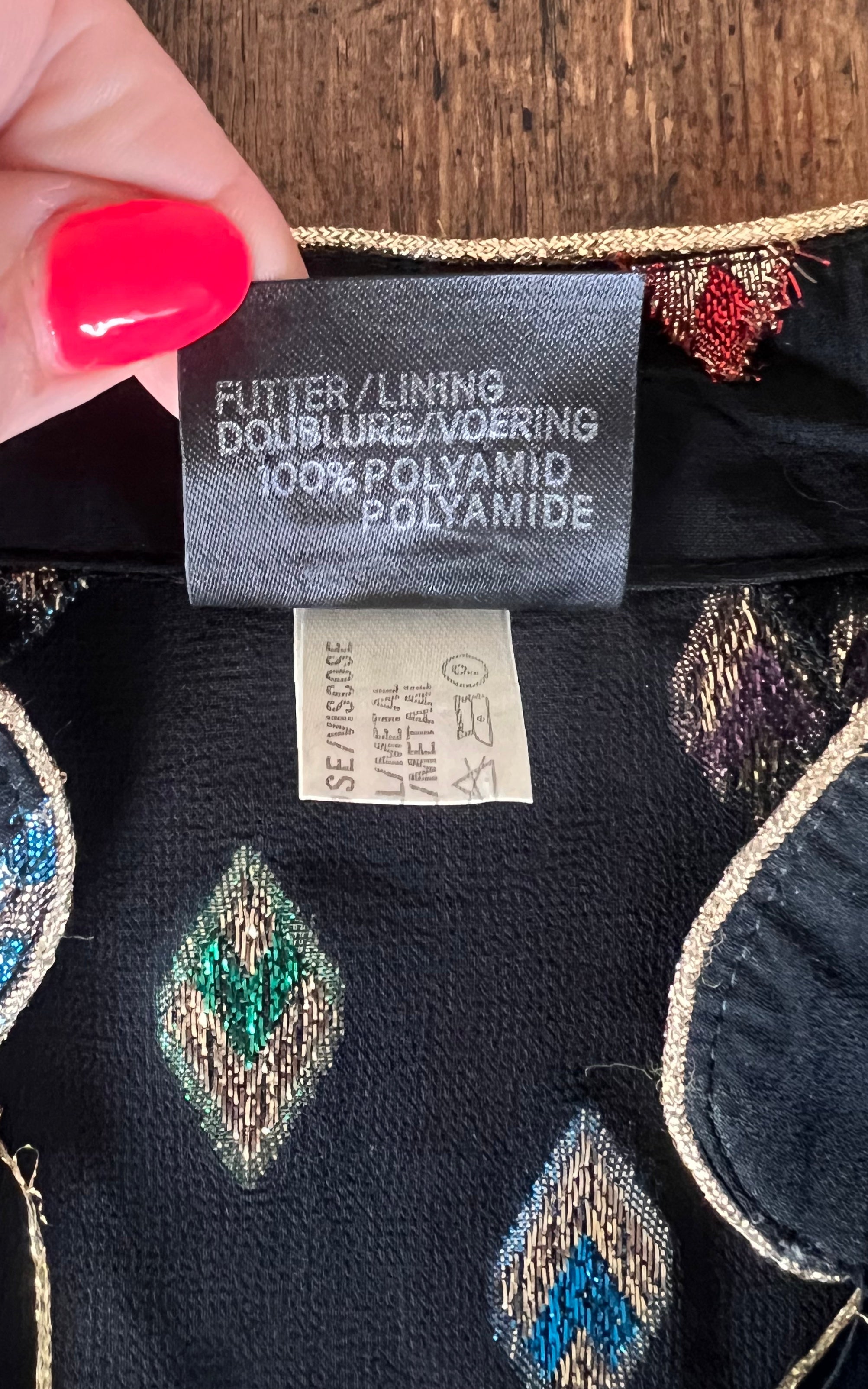 Vintage MENS Sheer Glitter Shirt