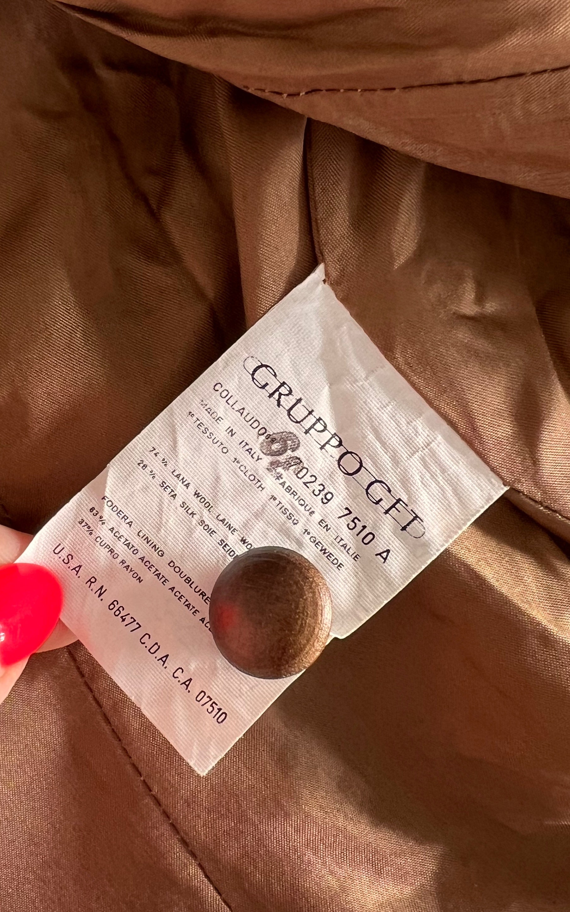 Vintage Valentino Miss V Glencheck Blazer