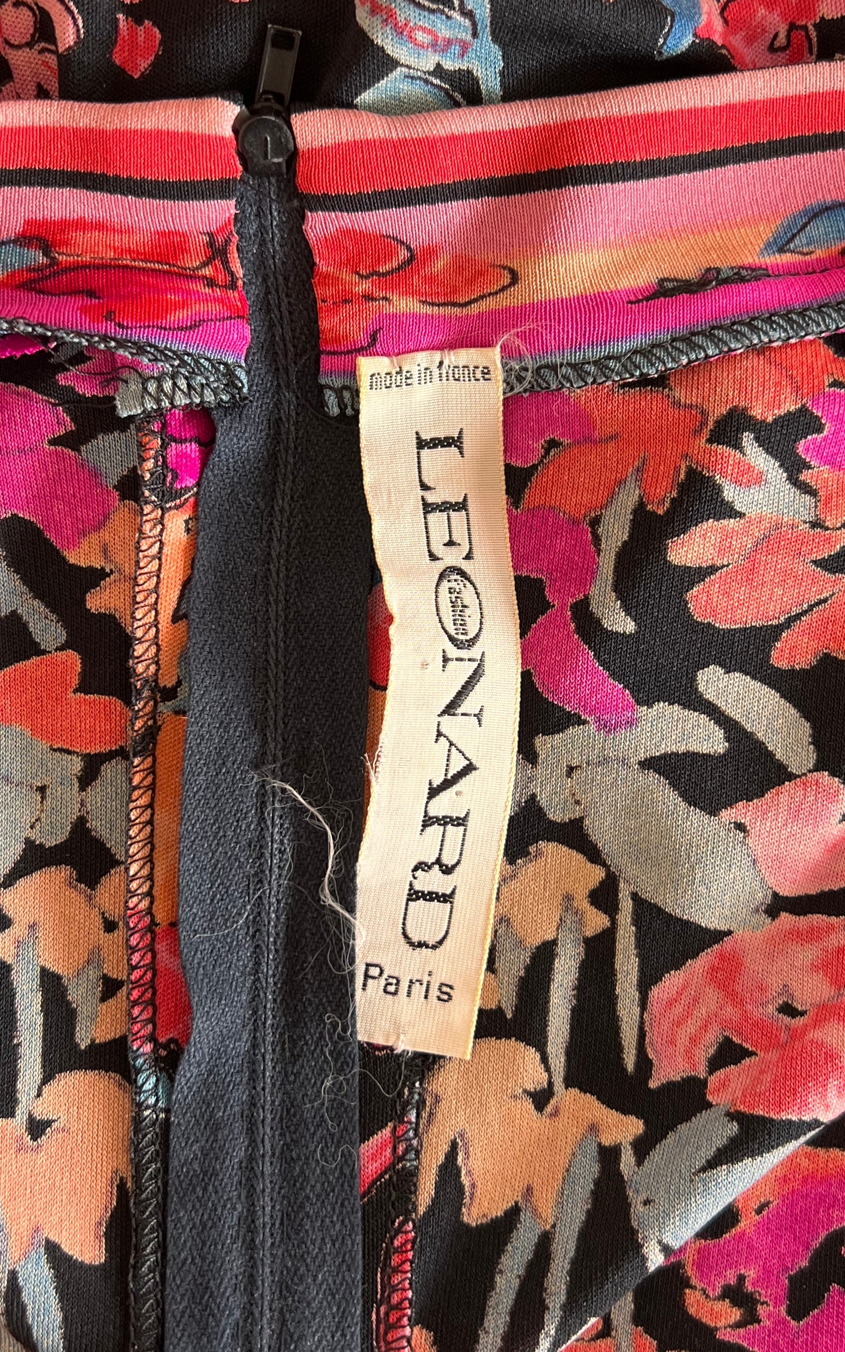 Vintage Leonard Paris Silk Dress