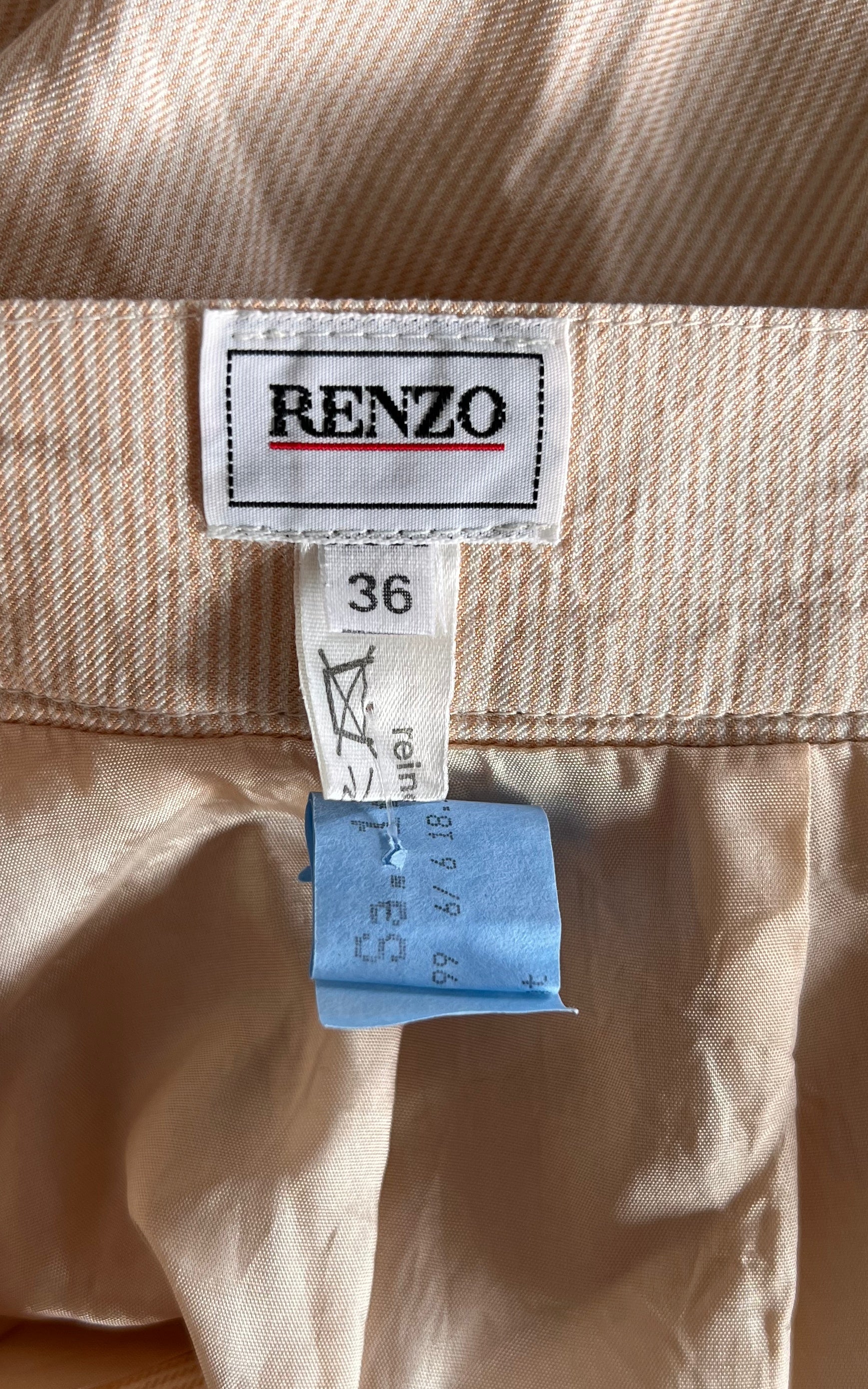 Vintage Renzo Silk Volant Skirt