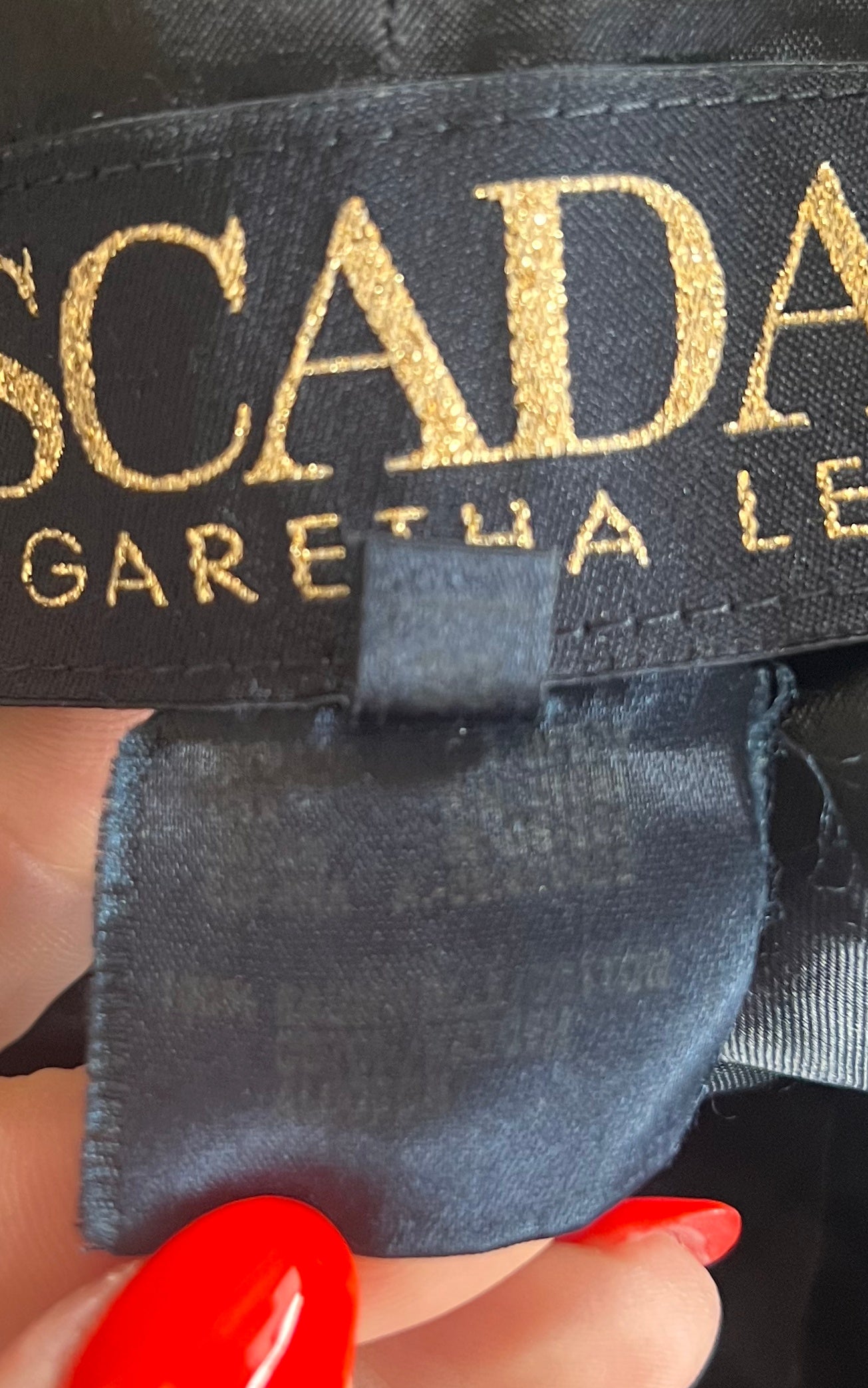 Vintage 90s Escada Velvet Bomber Jacket