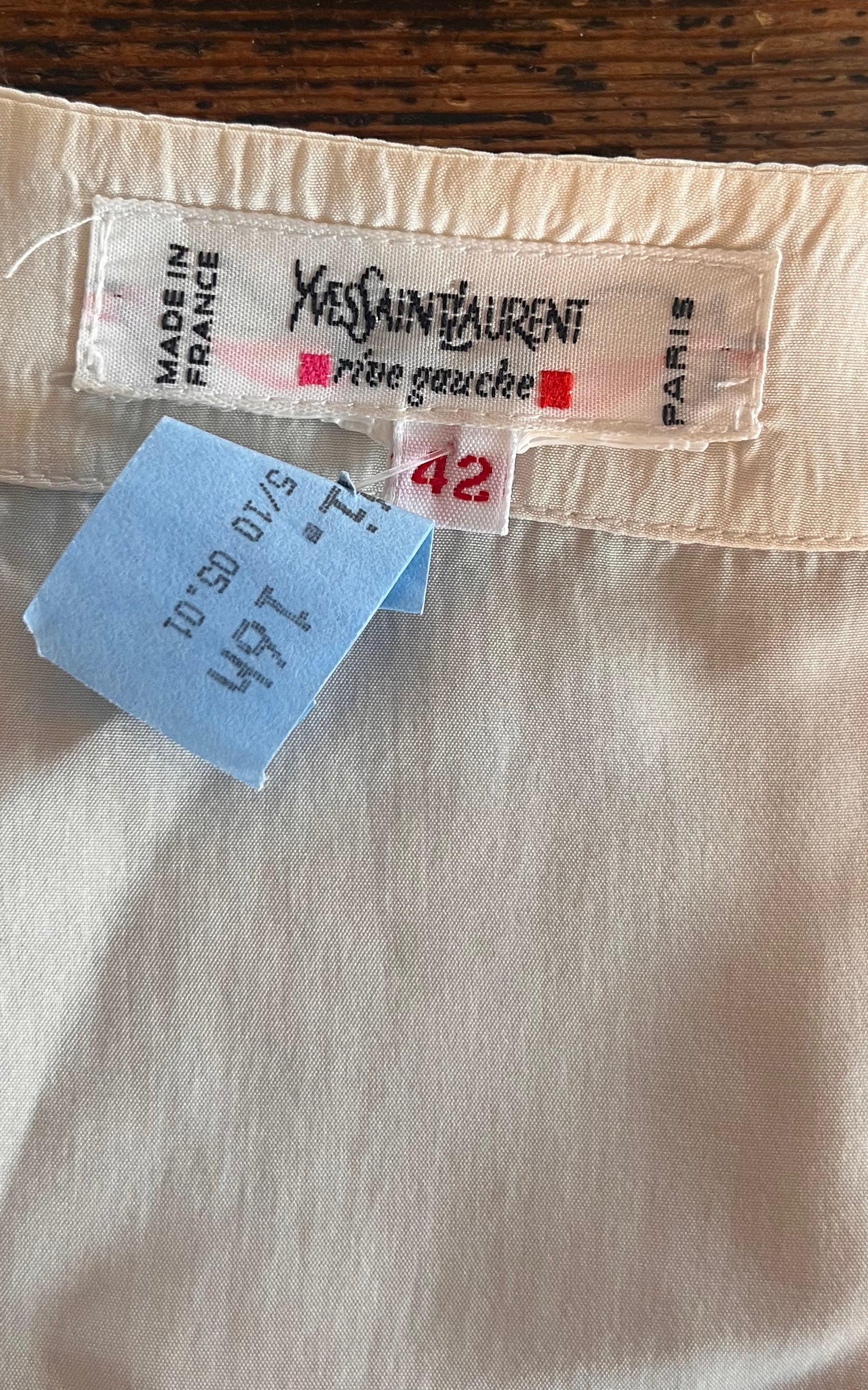 Vintage Yves Saint Laurent Silk Blouse