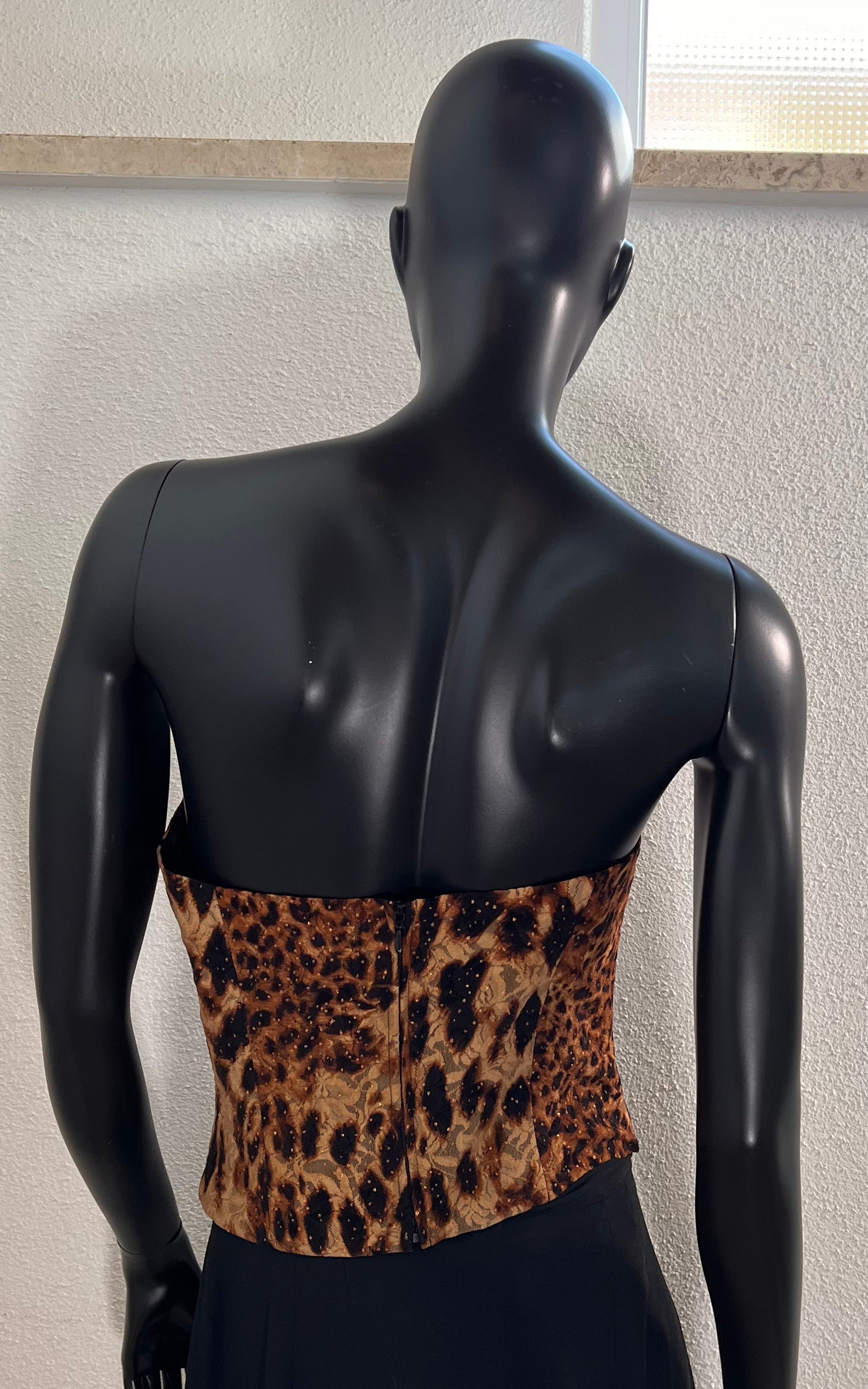 Vintage Nicowa Leopard Bustier