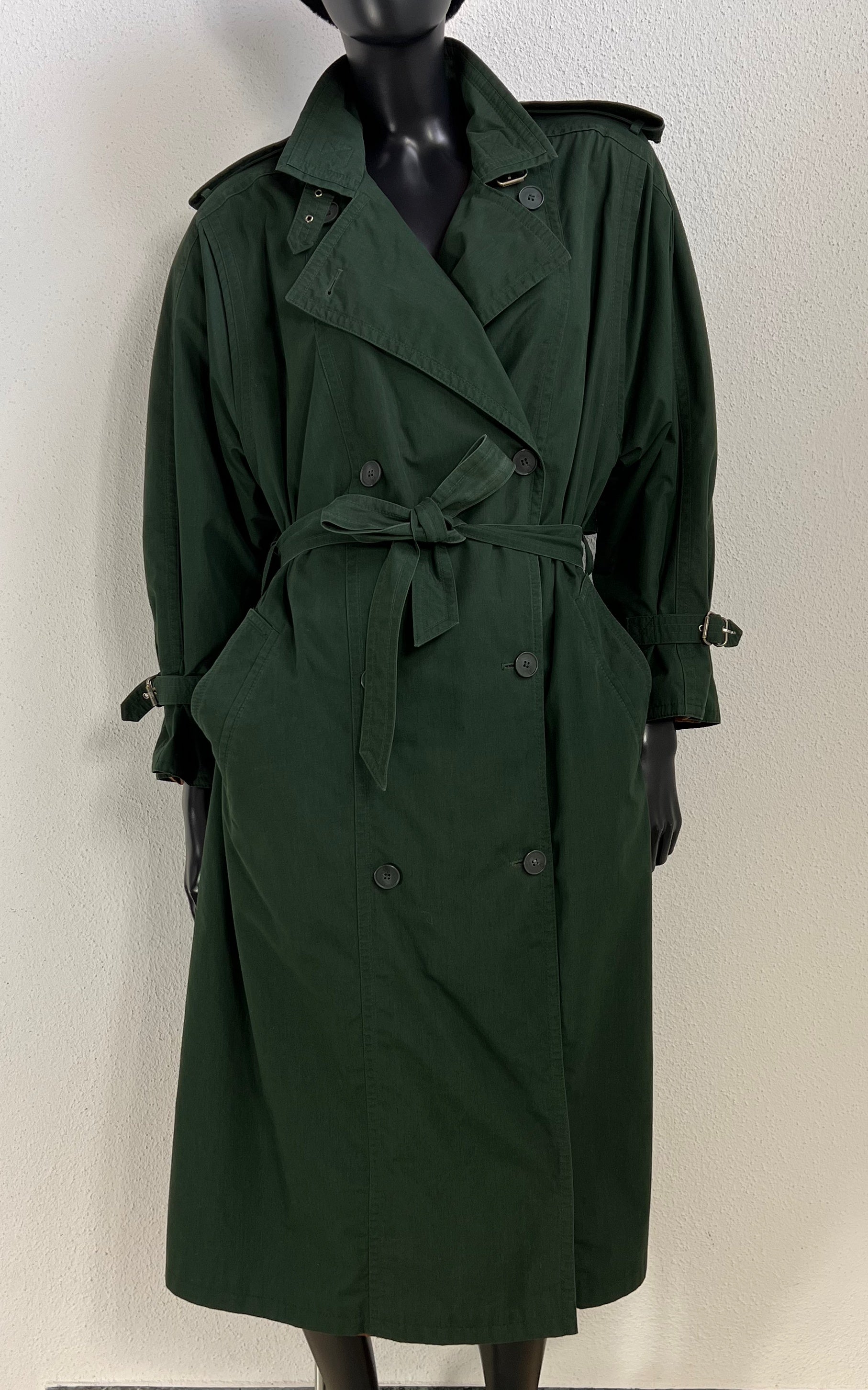 Vintage Darkgreen Trenchcoat