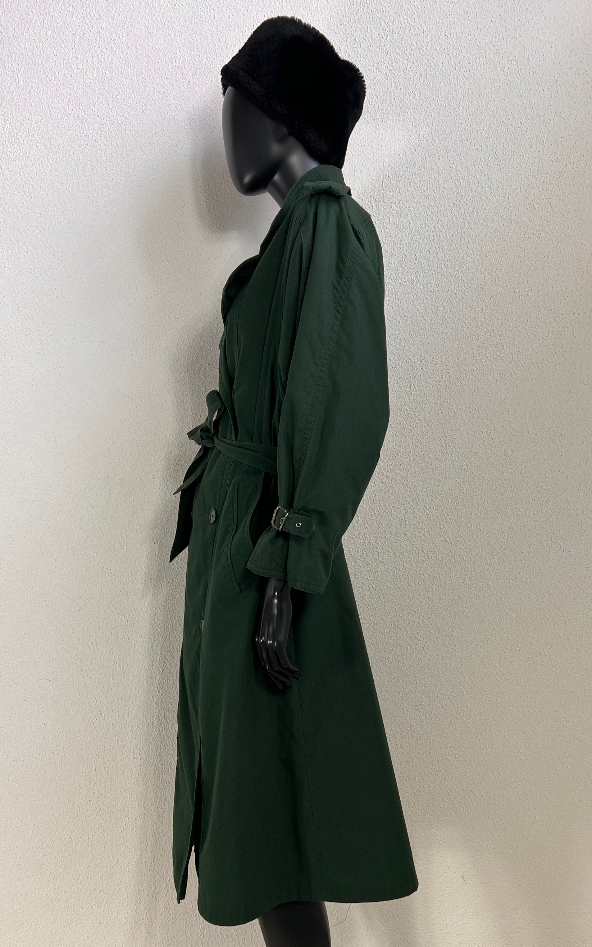 Vintage Darkgreen Trenchcoat
