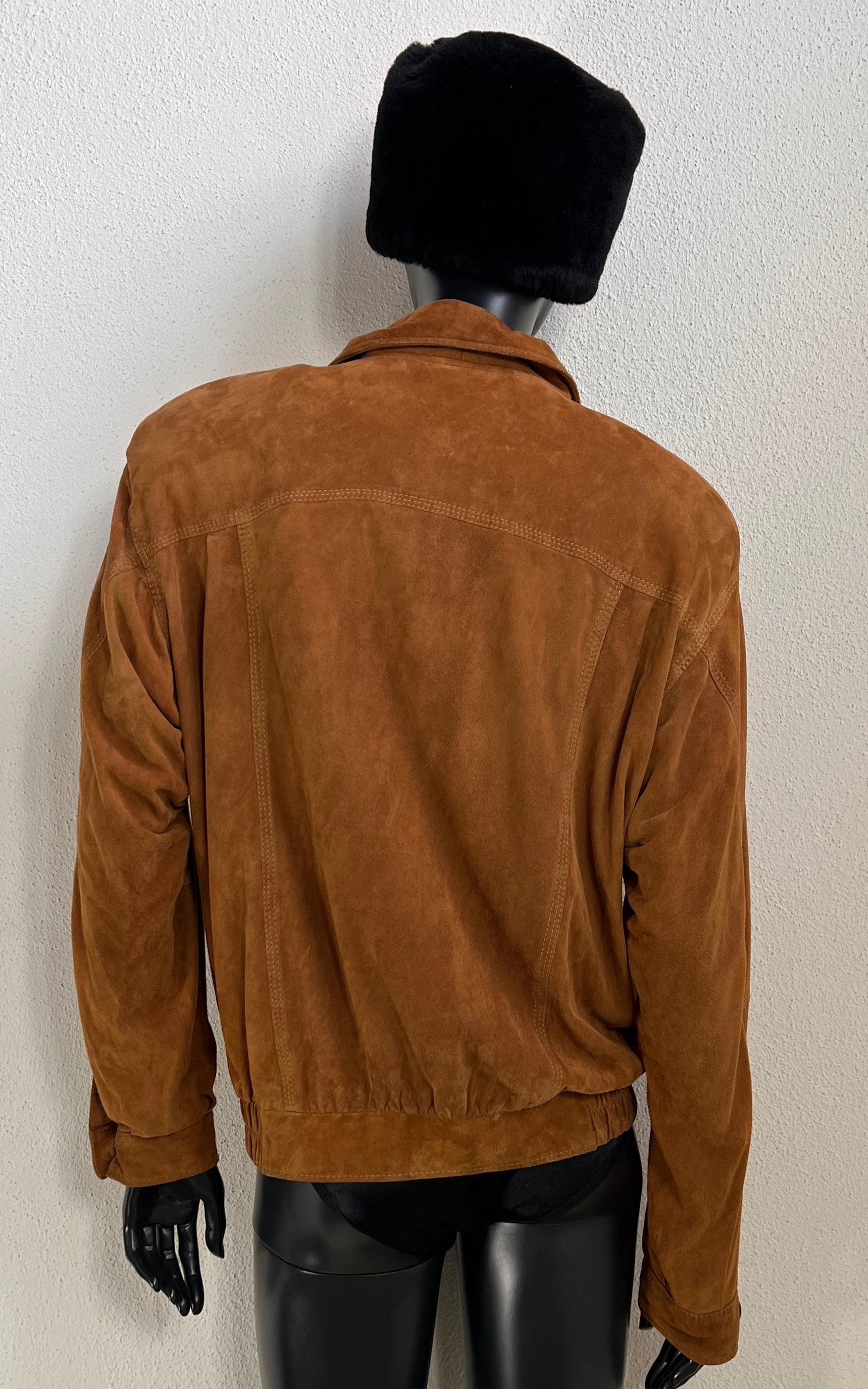 Vintage 90s Otto Kern Suede Blouson Jacket