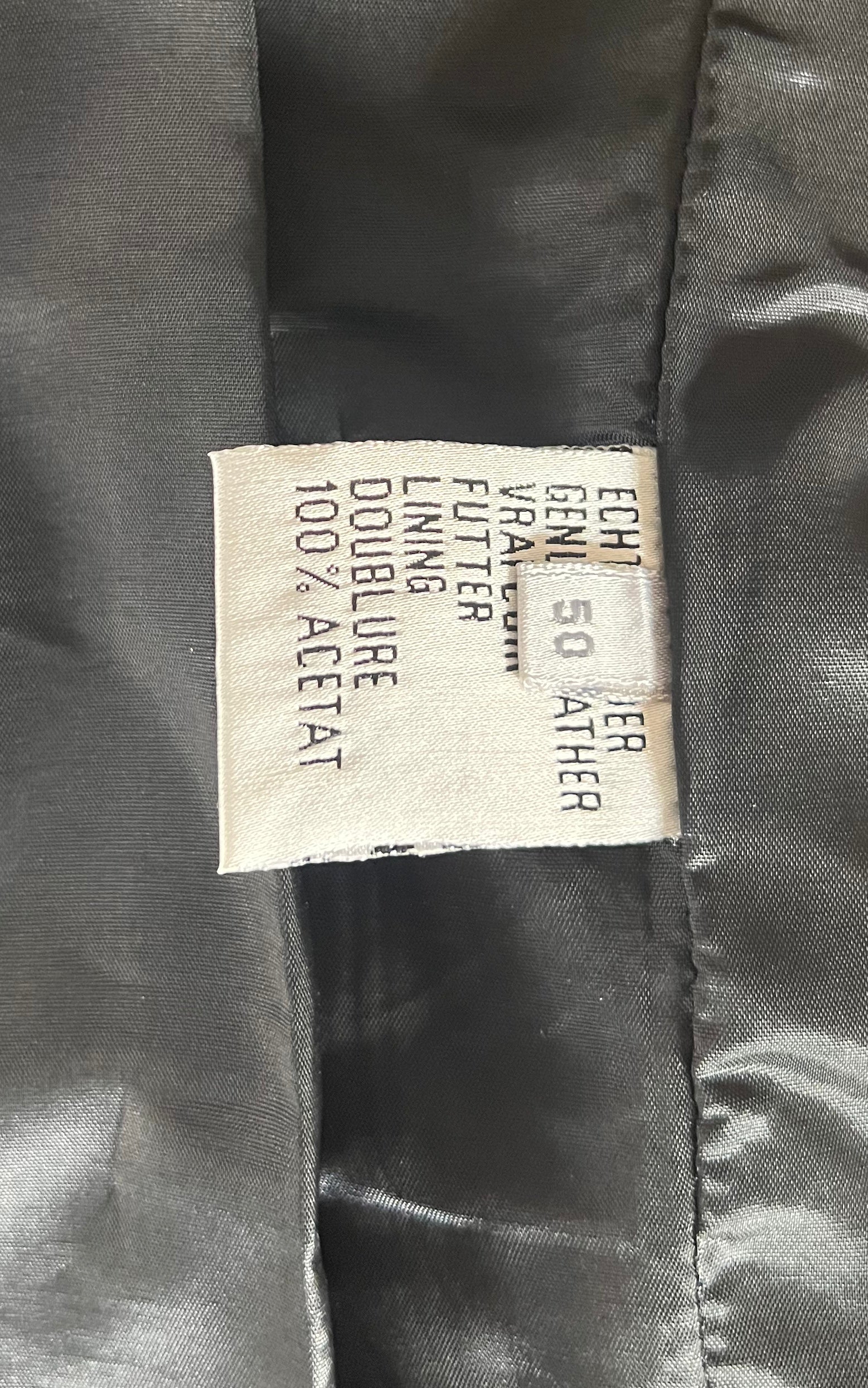 Vintage MENS Leather Waistcoat