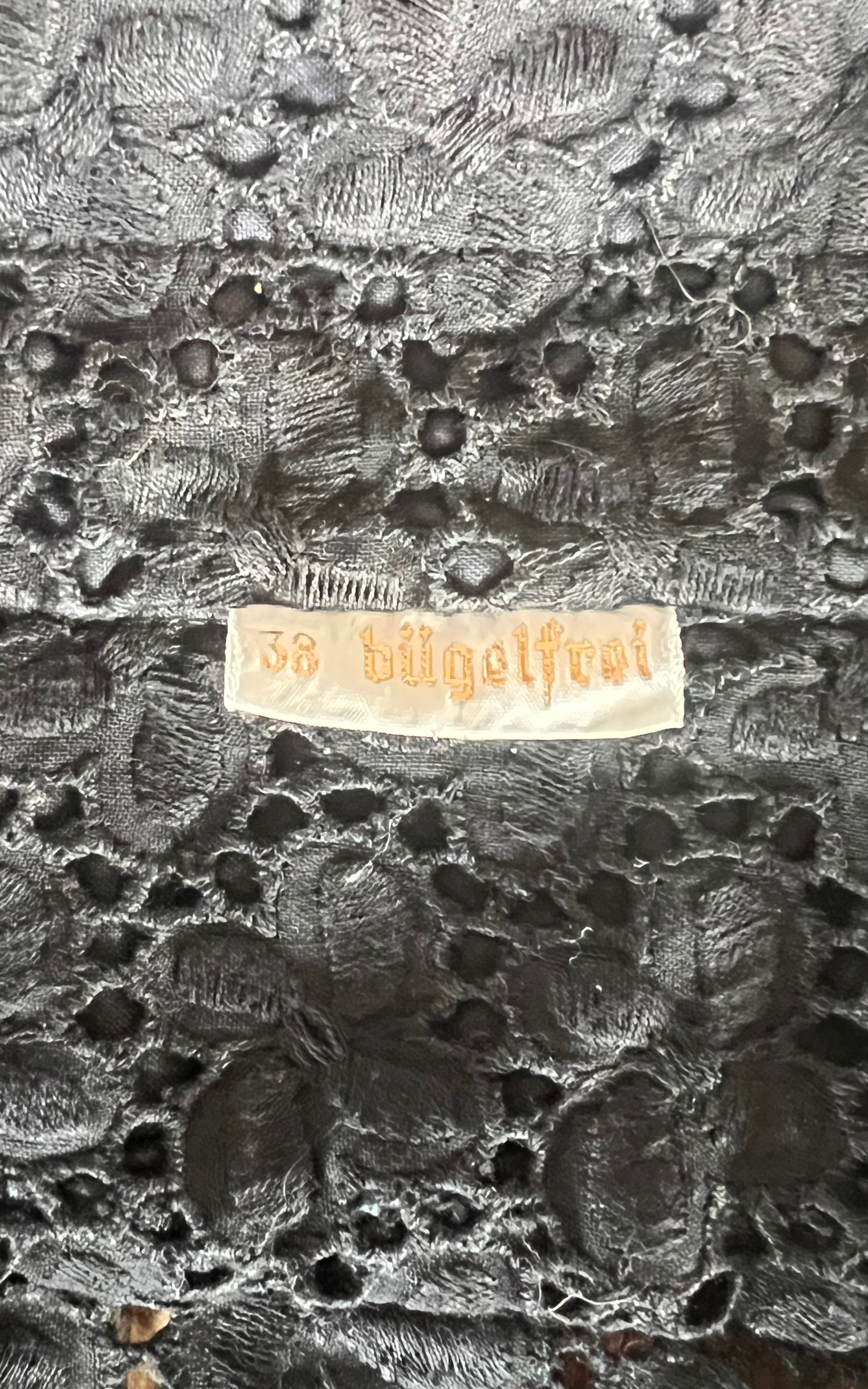 Vintage MENS 70s Lace Button Down Shirt