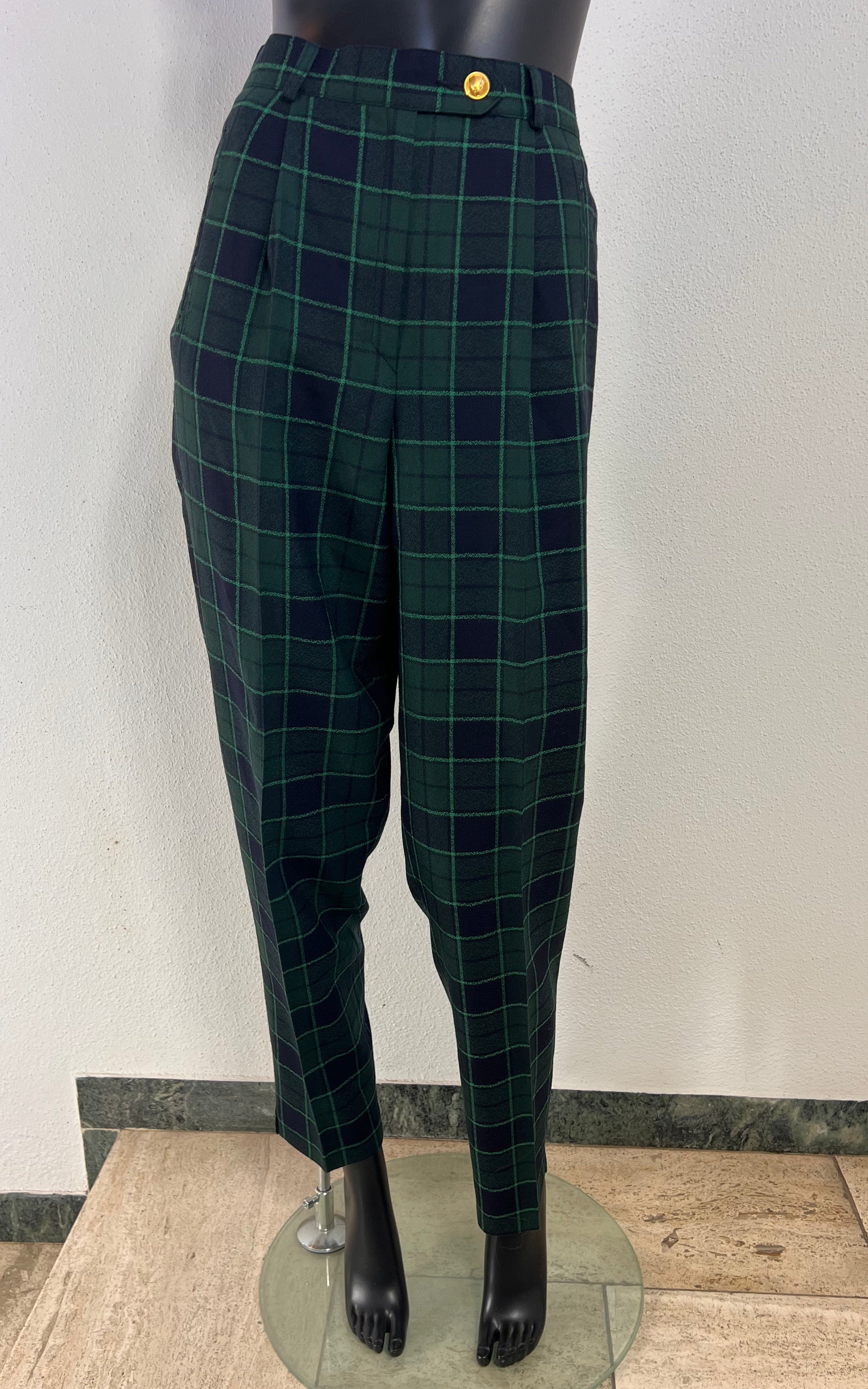 Vintage Yarell Wool Tartan Trouser