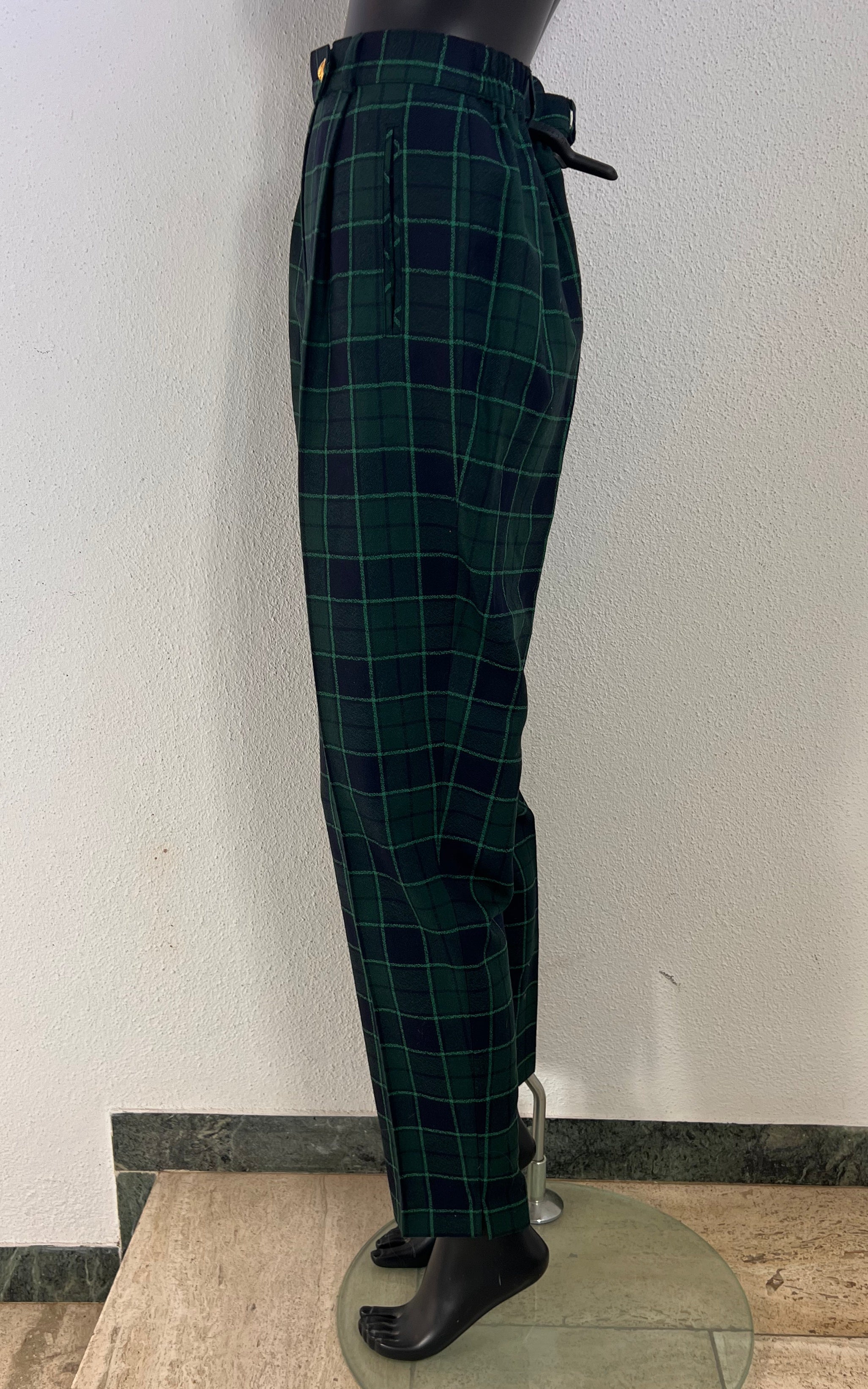 Vintage Yarell Wool Tartan Trouser