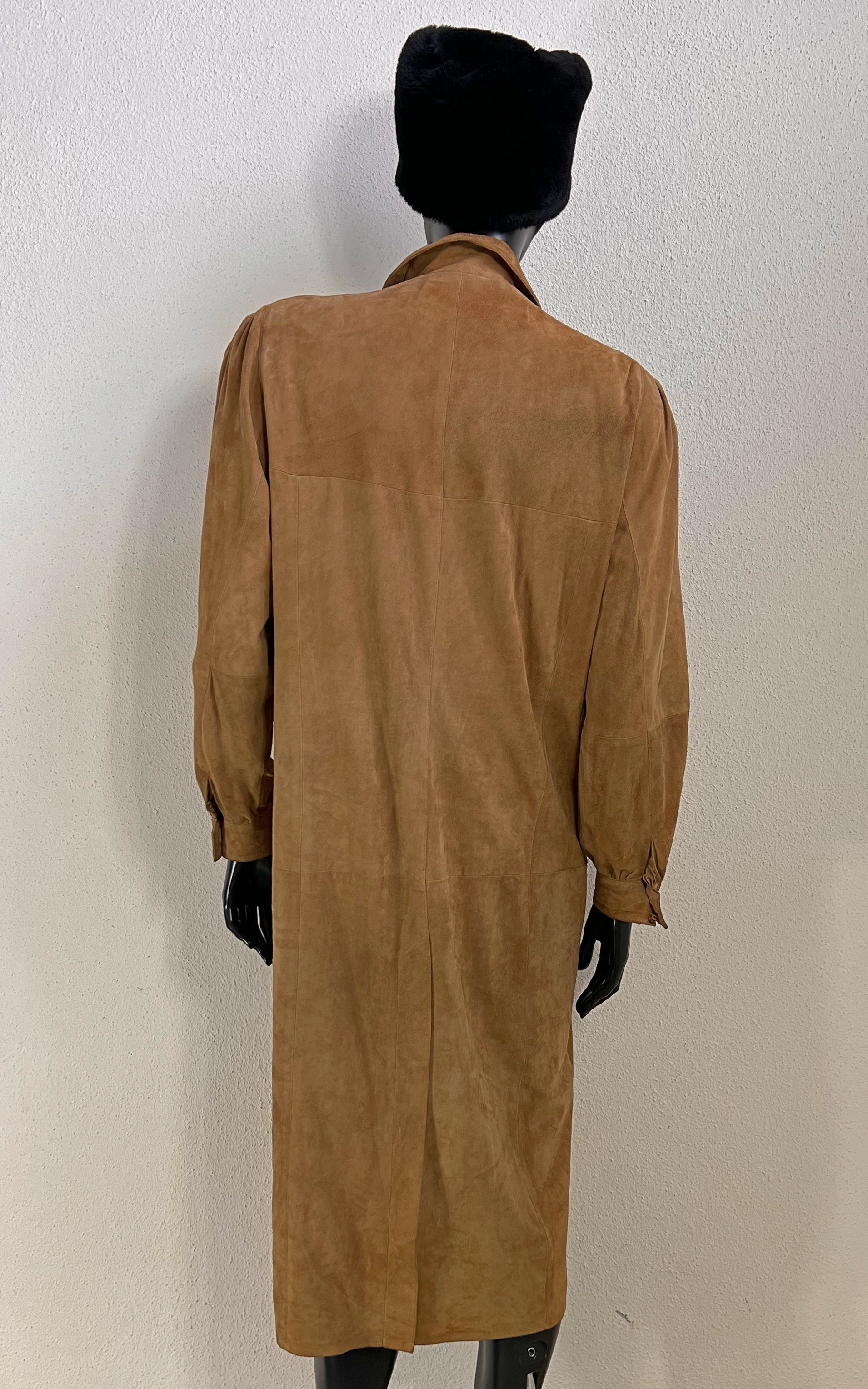 Vintage Suede Leather Dress