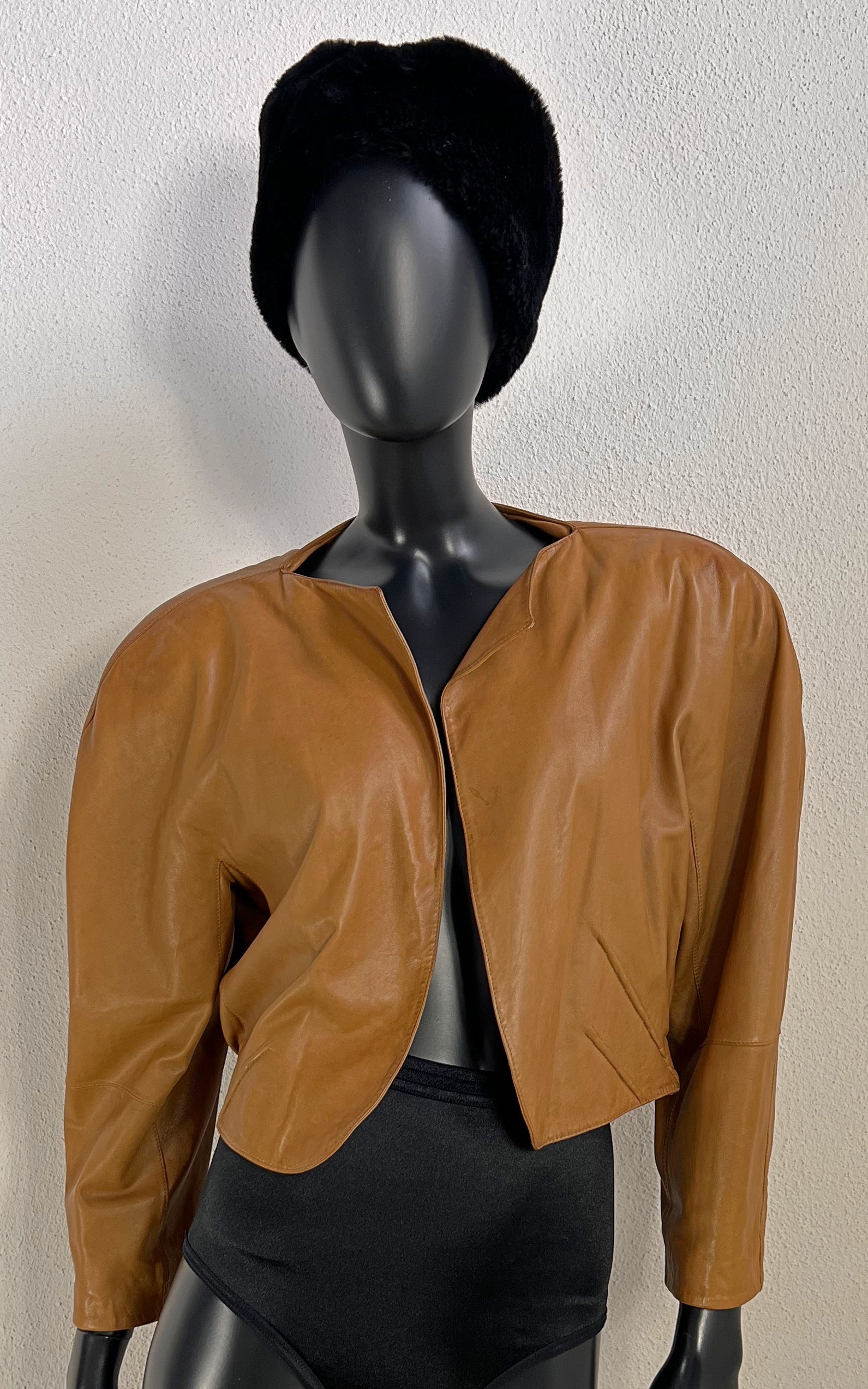 Vintage Krizia Nappa Bolero Jacket