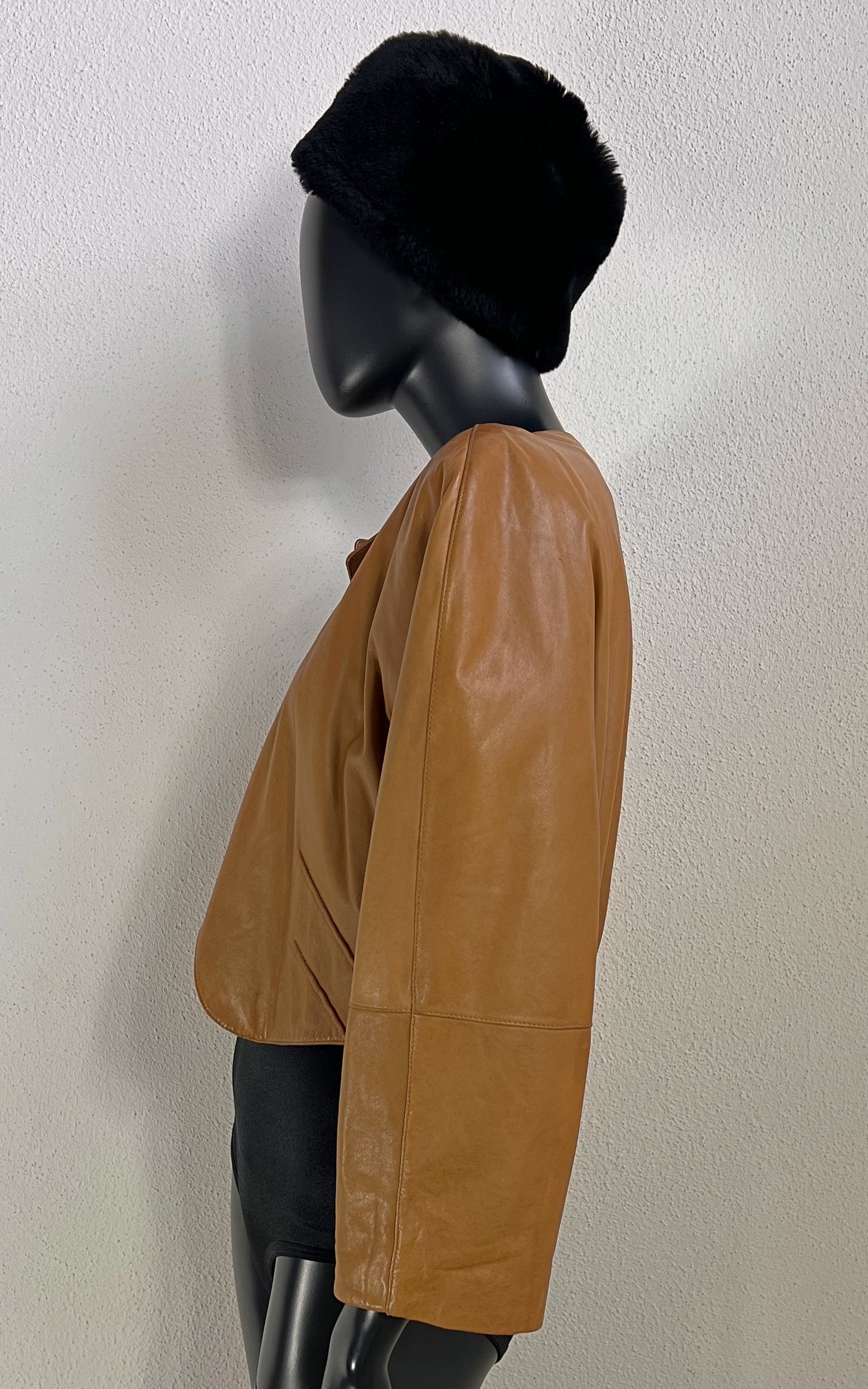 Vintage Krizia Nappa Bolero Jacket