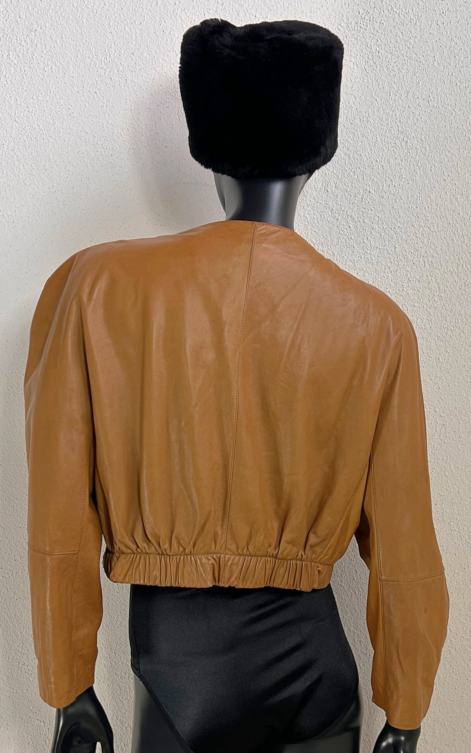 Vintage Krizia Nappa Bolero Jacket