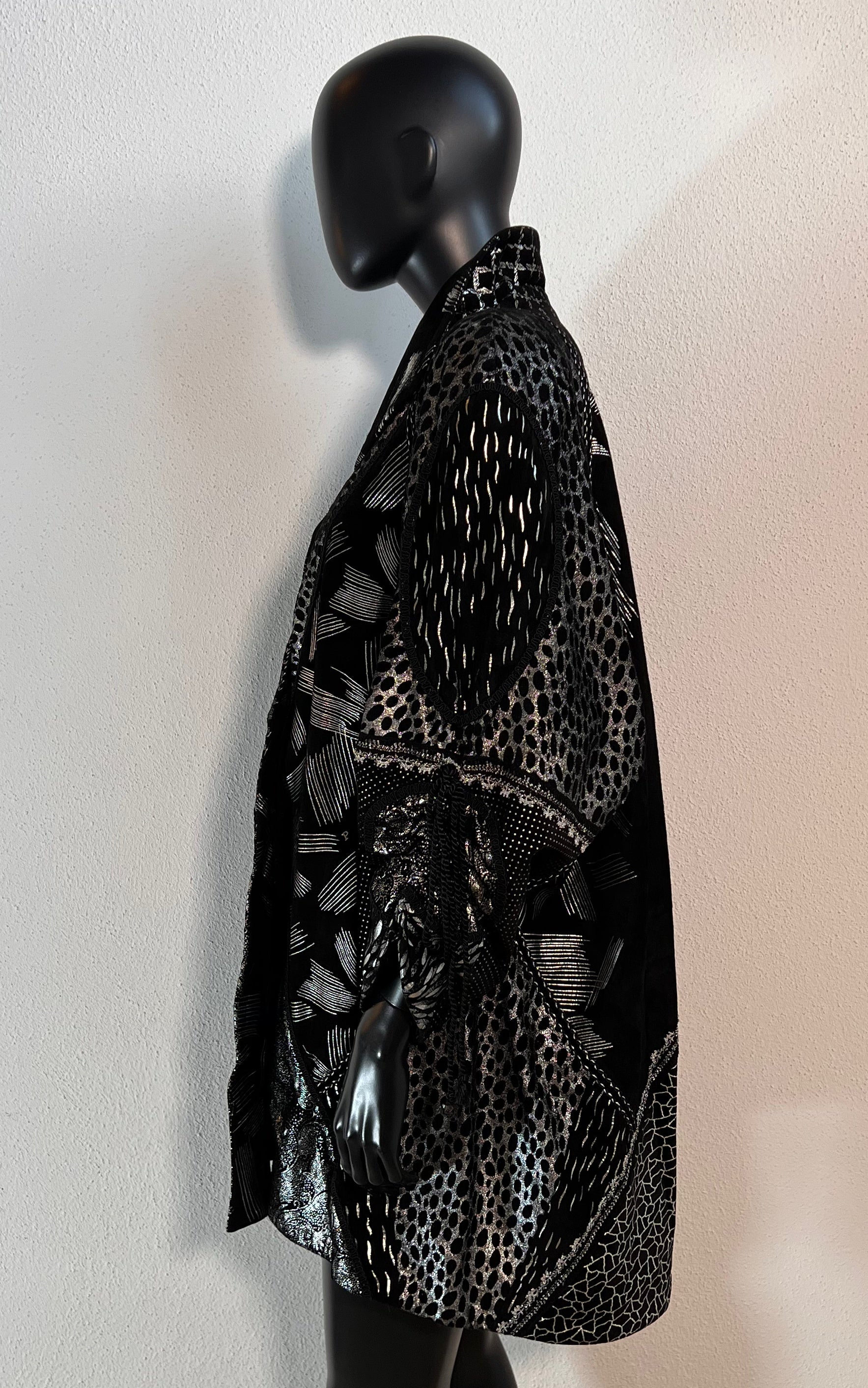 Giacca in pelle scamosciata vintage anni '90