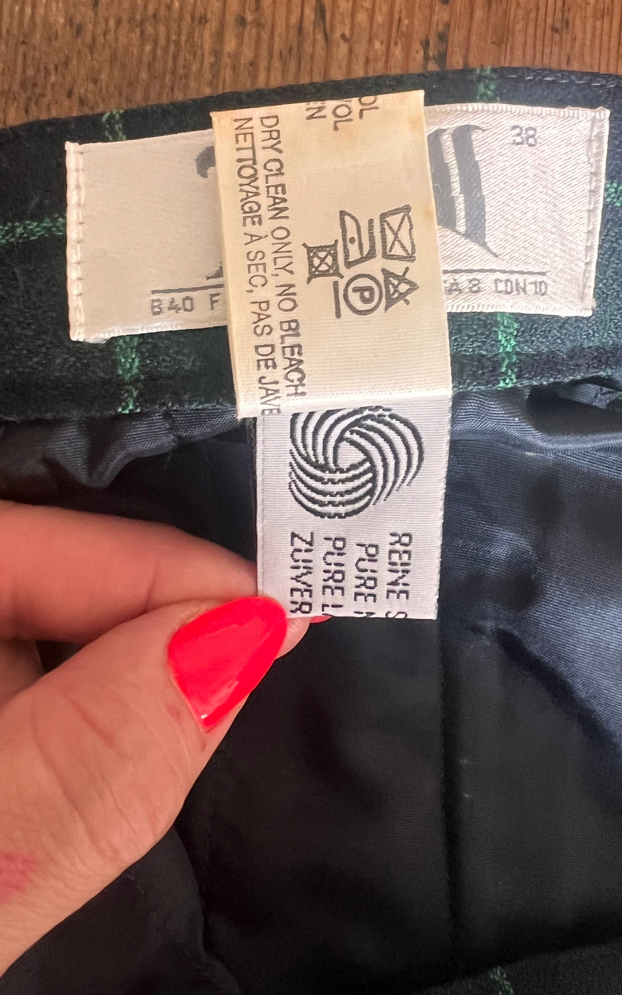 Vintage Yarell Wool Tartan Trouser