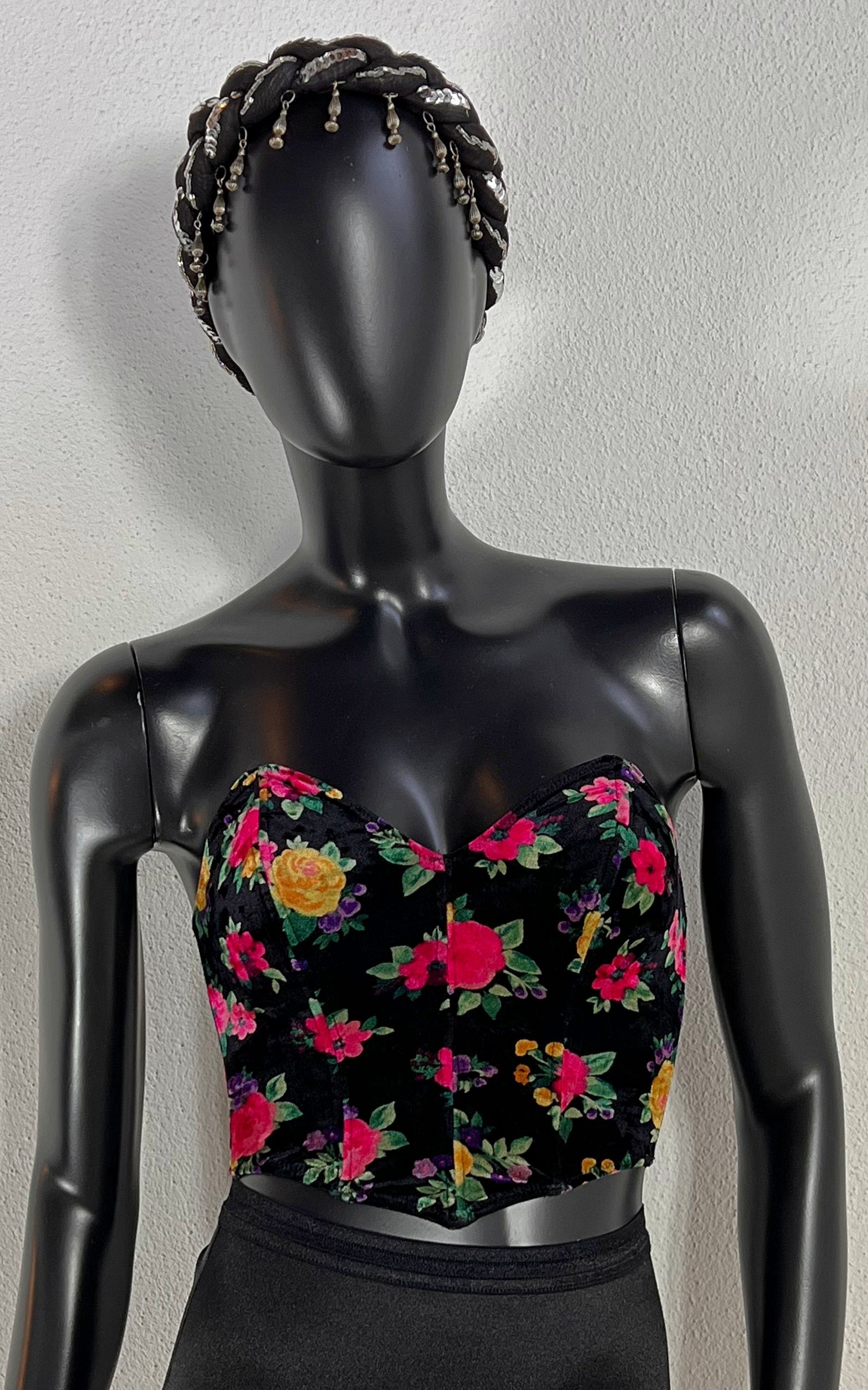 Vintage Triumph Velvet Bustier