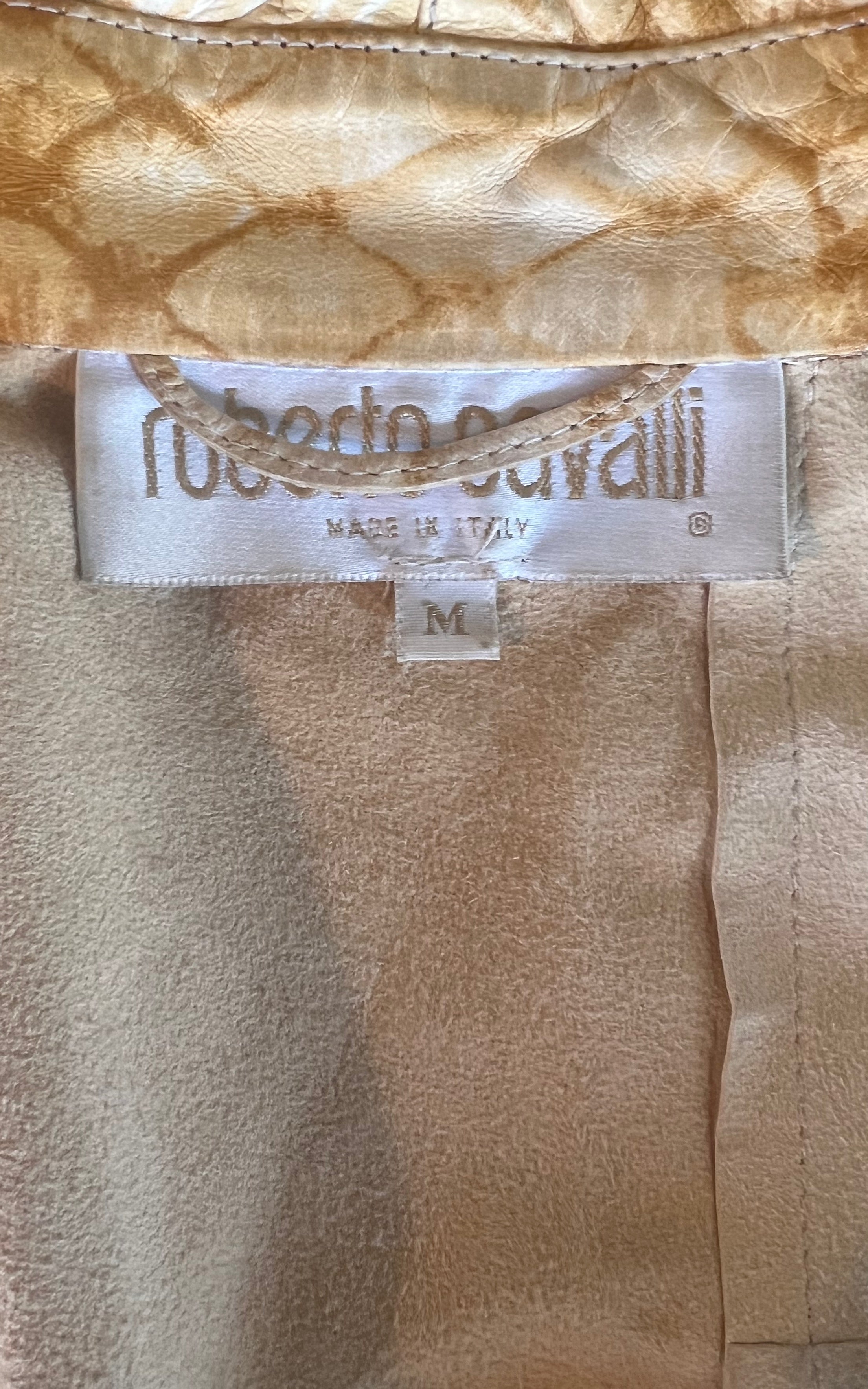 Vintage Y2K Roberto Cavalli Leatherjacket