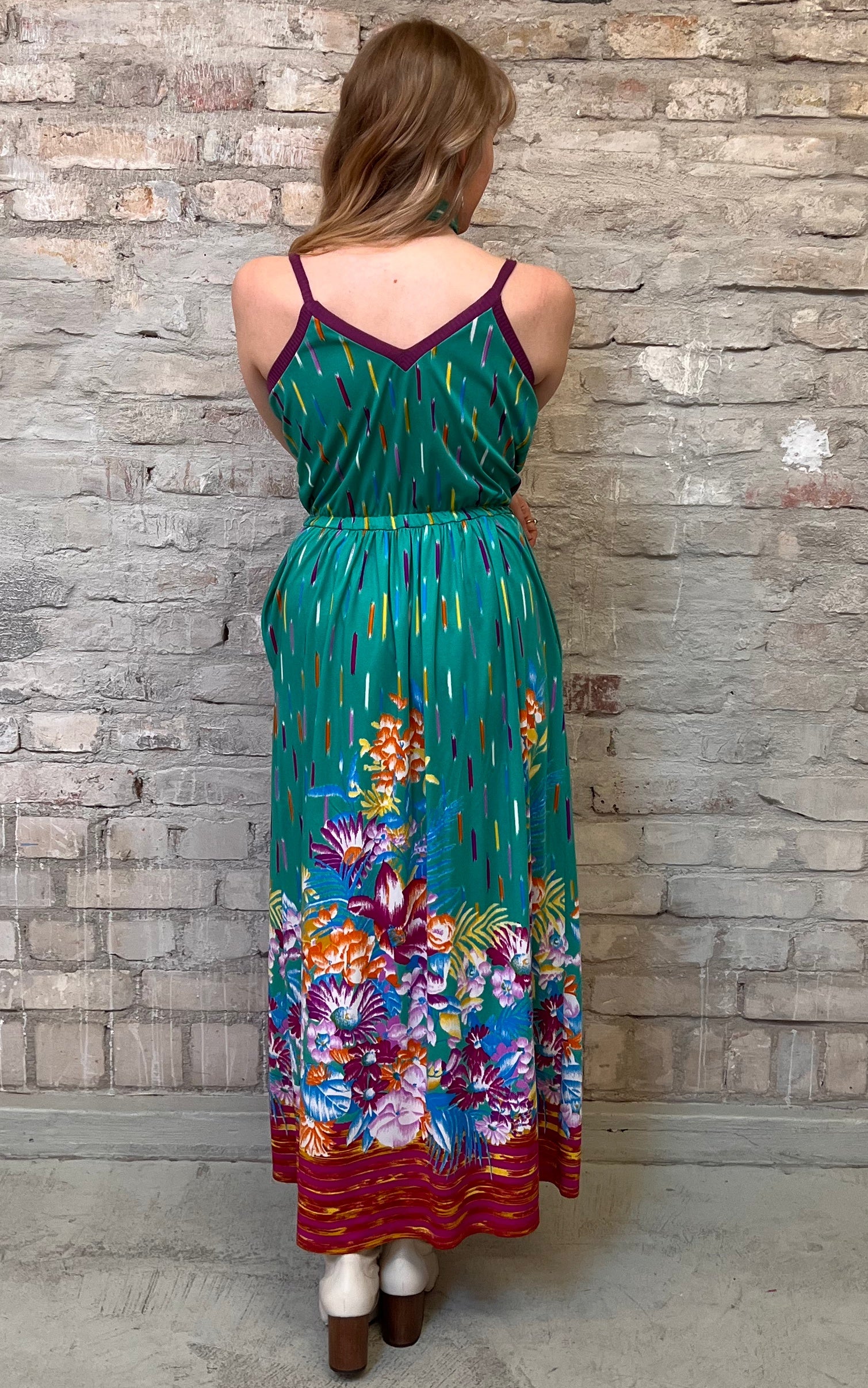 Vintage Oleg Cassini 70s Dress