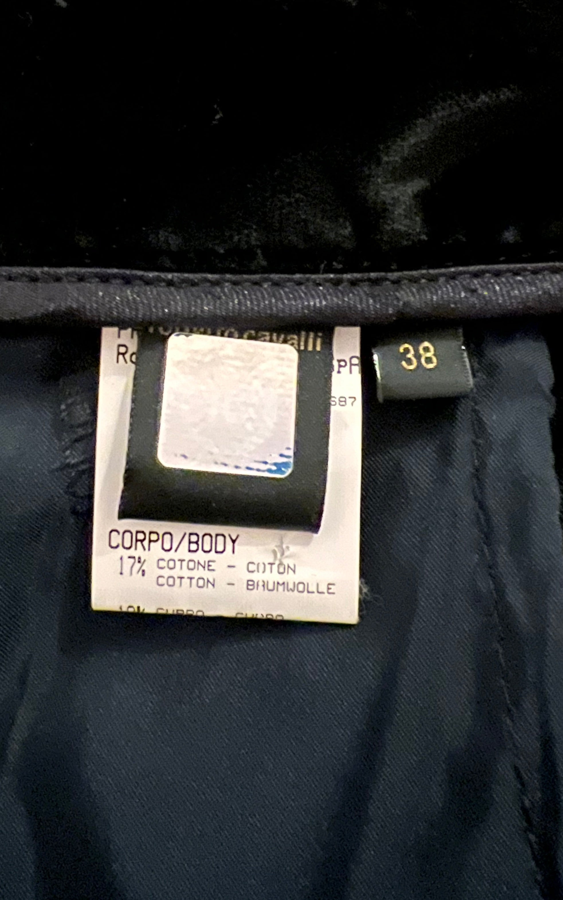 Vintage Roberto Cavalli Velvet Pants