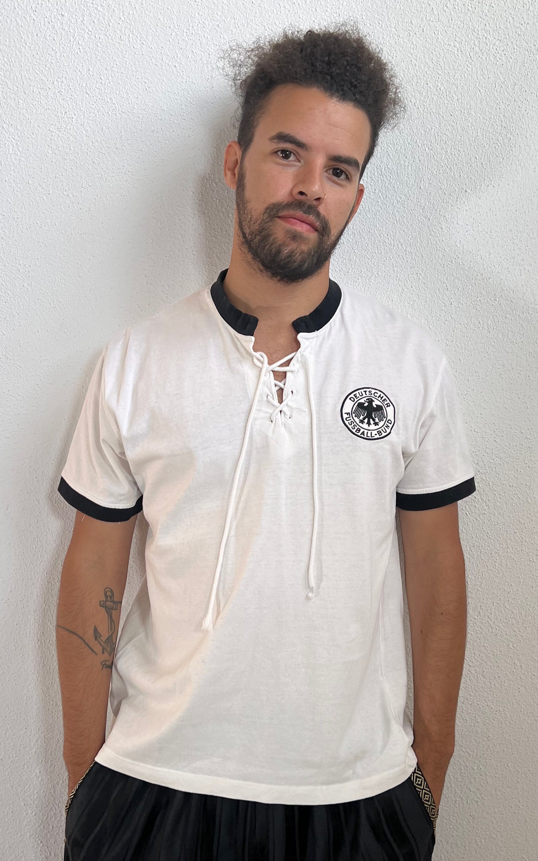 Vintage MENS Adidas Deutschland Soccer Tee