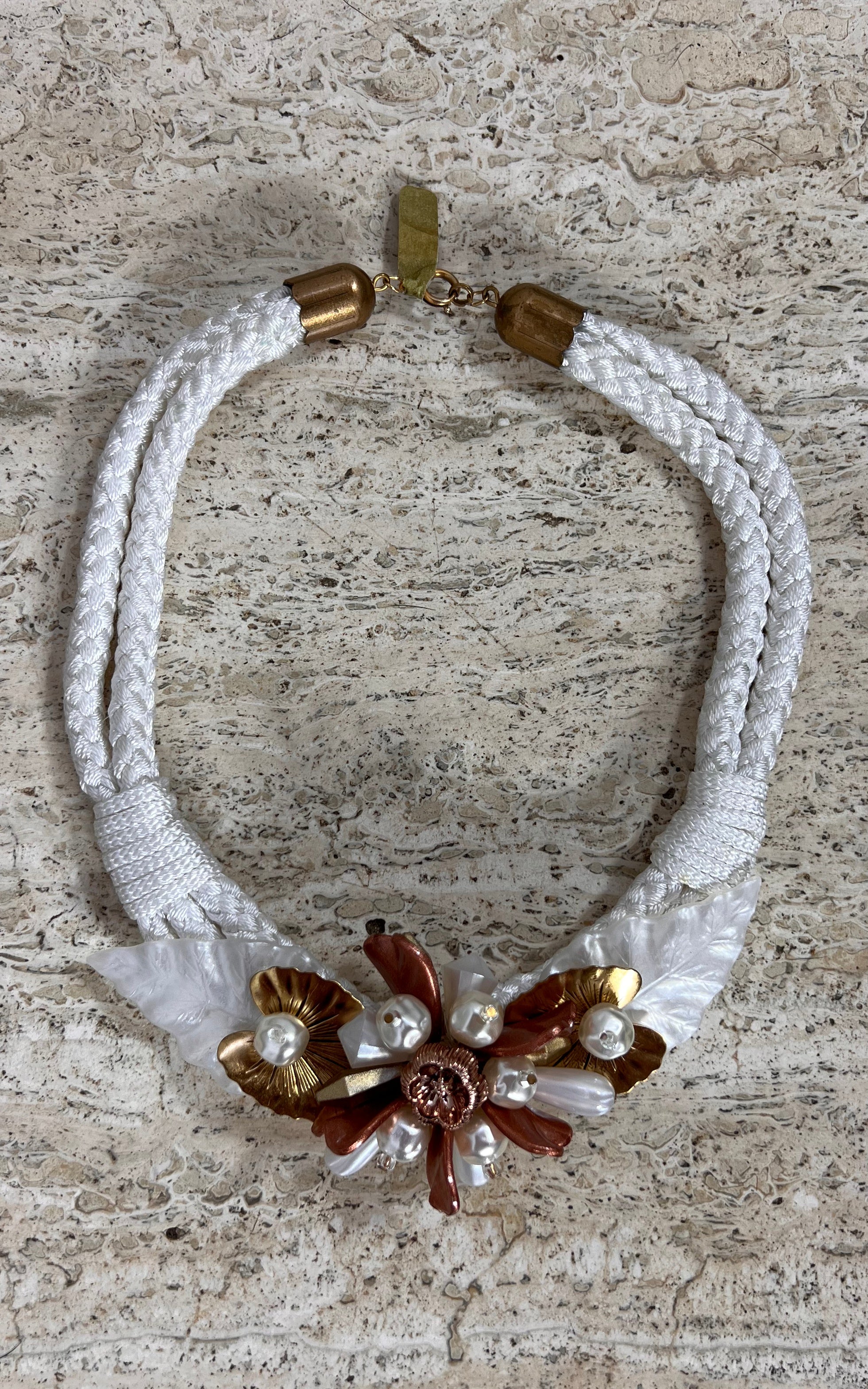 Vintage 80s Cord Necklace