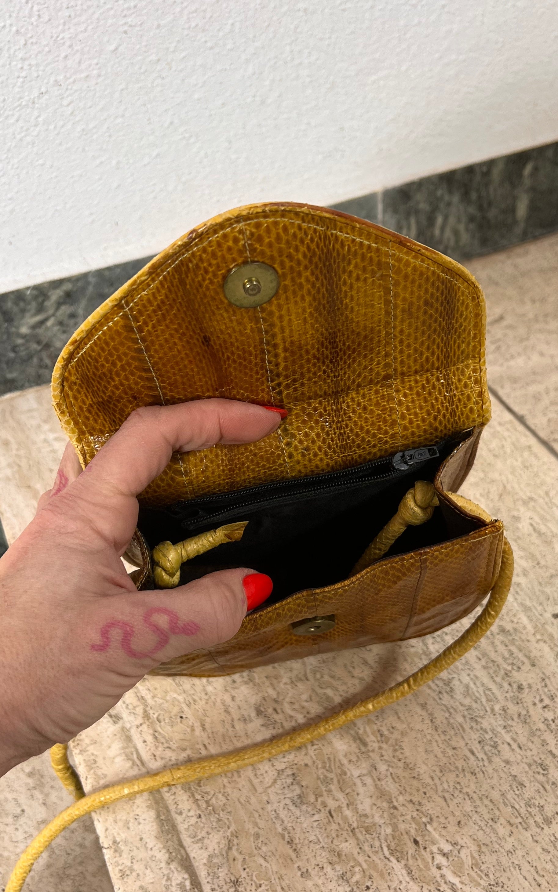 Vintage Snakeskin Bag