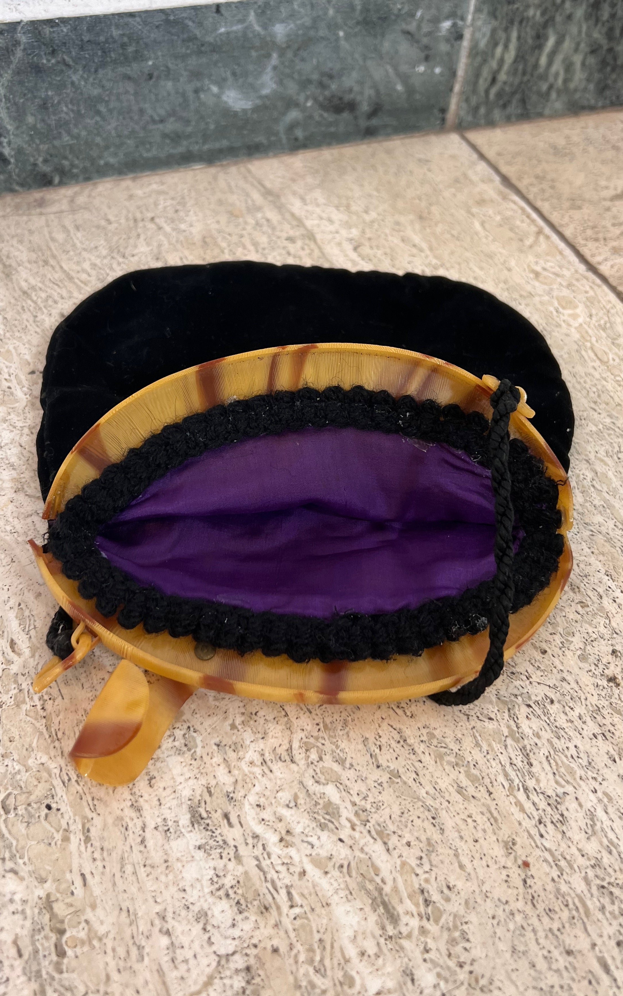 Small Antique Velvet Bag