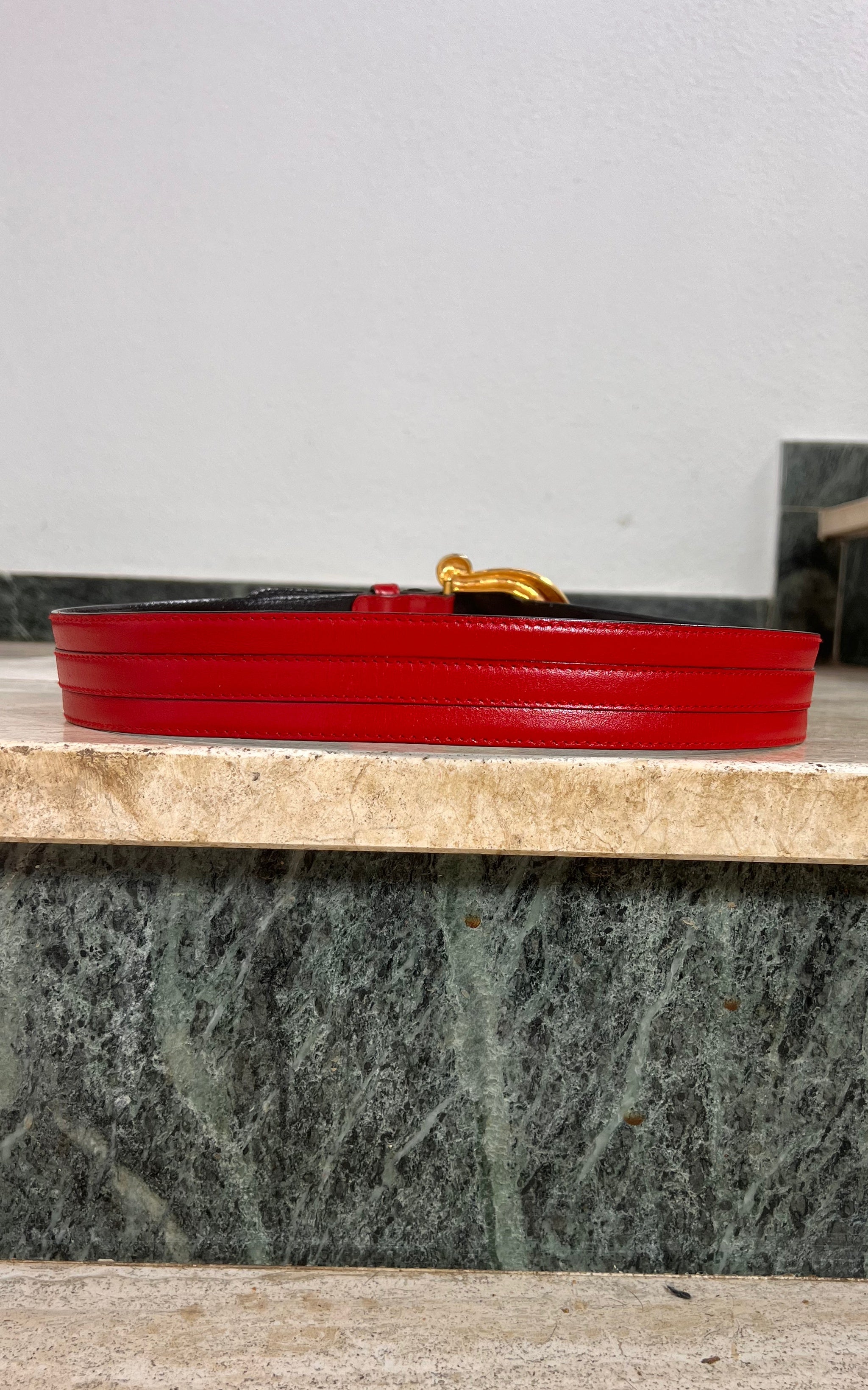 Vintage Big 90s Escada Horsebit Belt