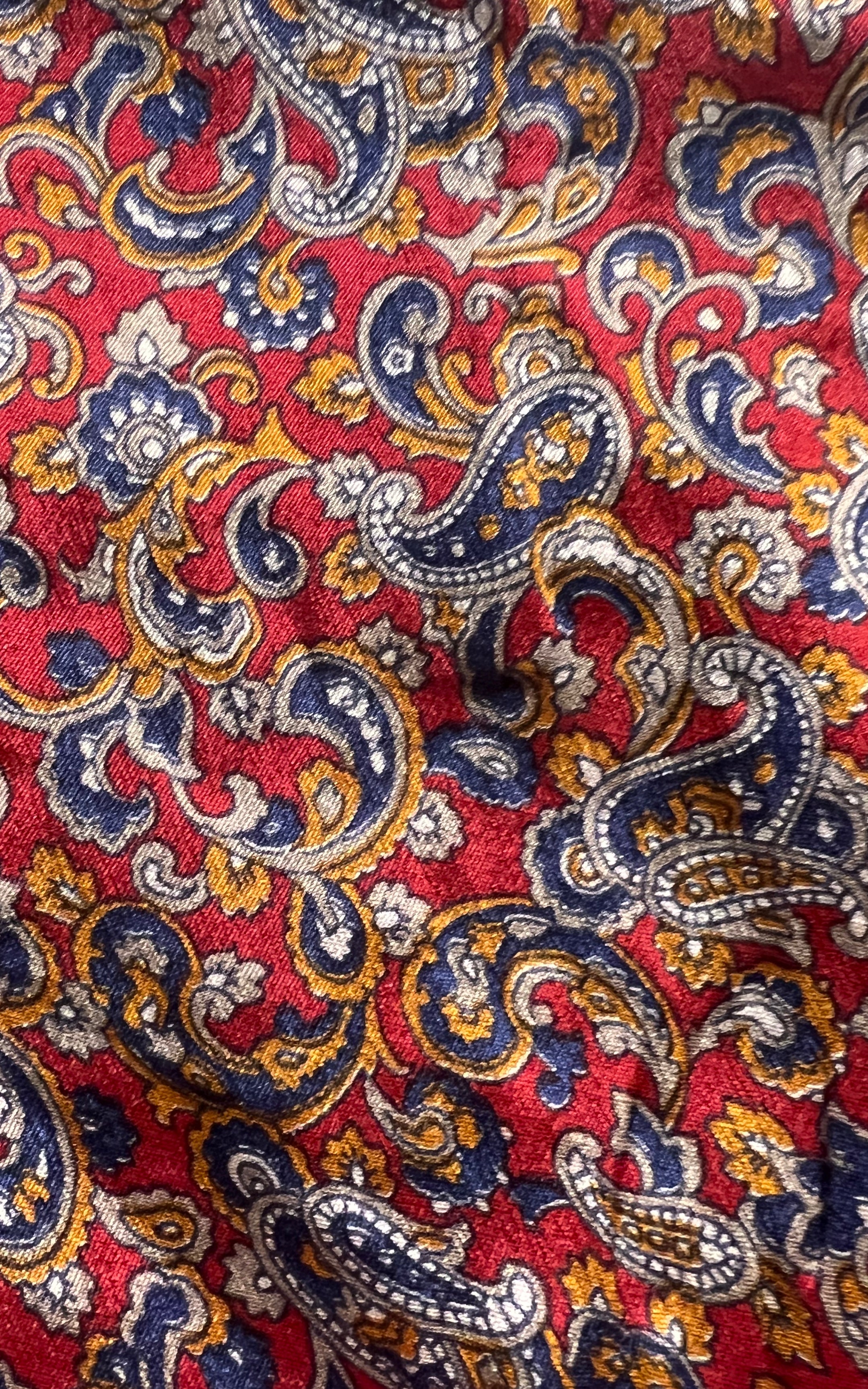 Abito caftano indiano in seta vintage anni '70