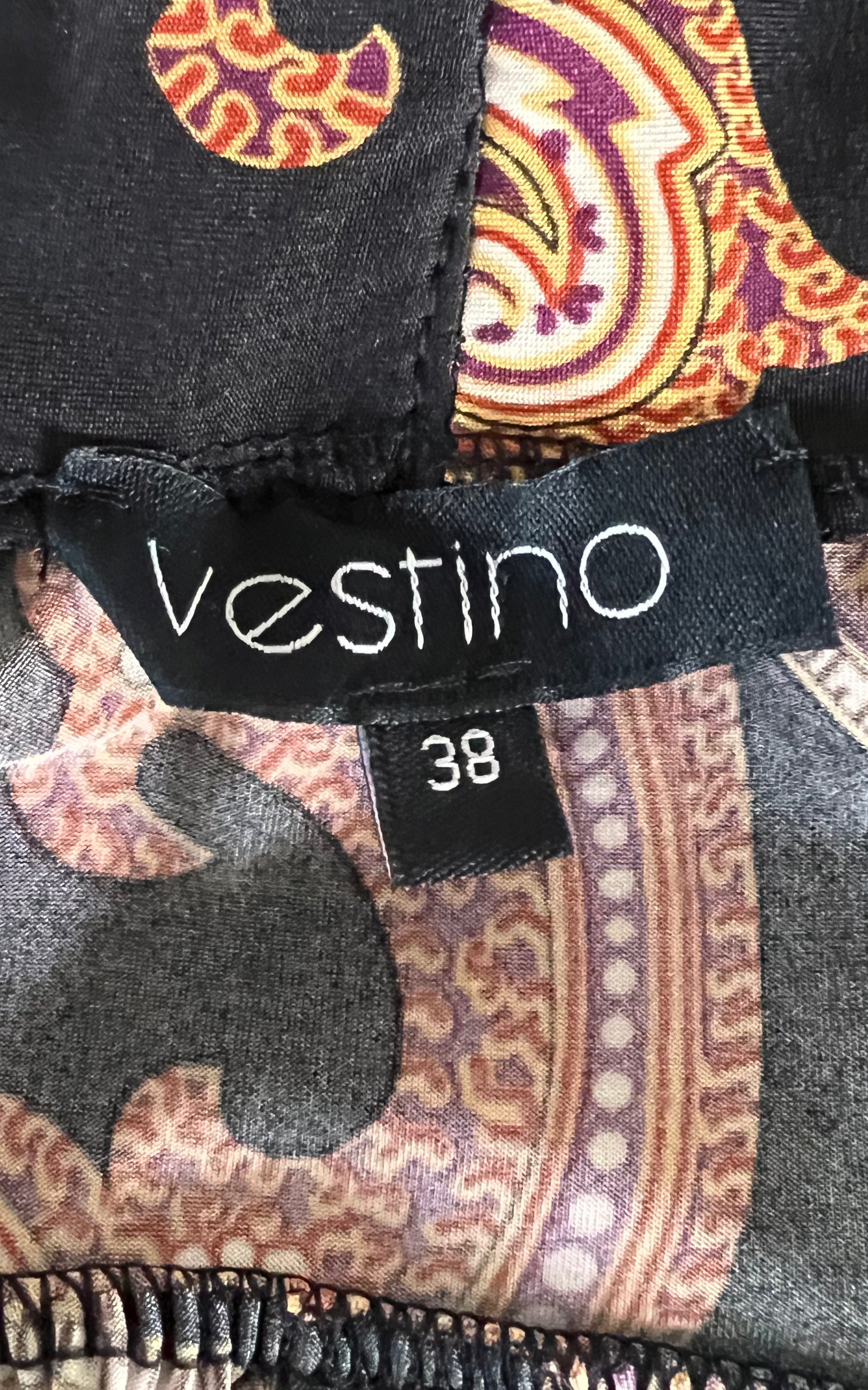 Vintage 90s Vestino Paisley Top